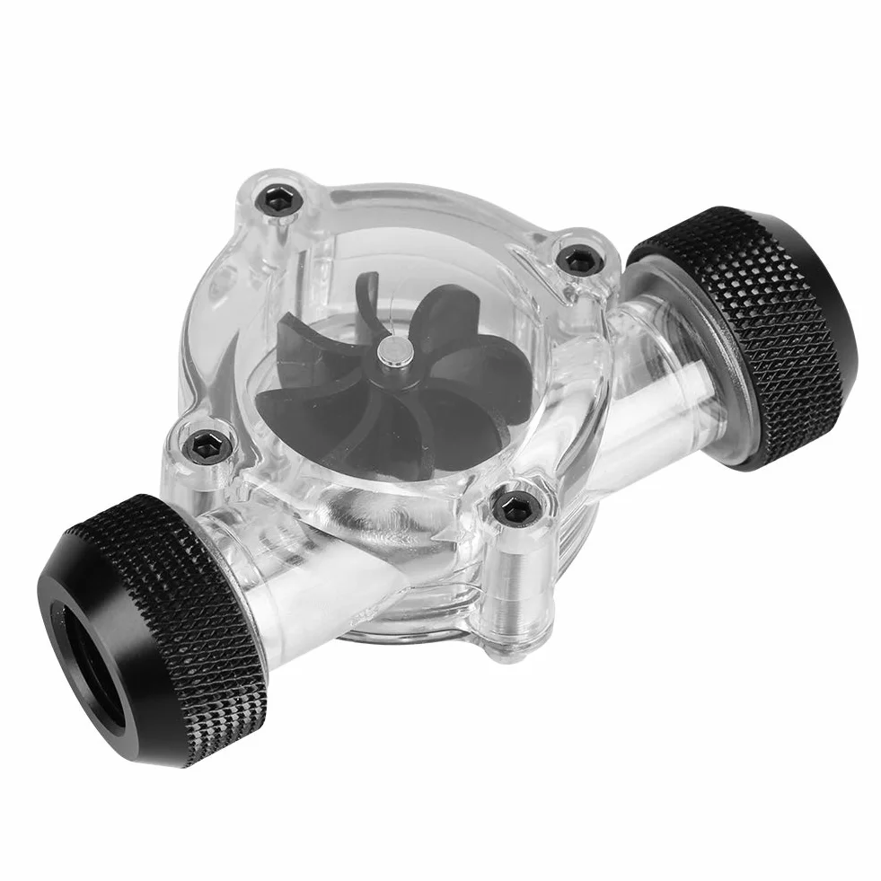 Przepływomierz wskaźnik przepływu wody G1/4" gwint 8 wirnikowy do chłodzenia PC