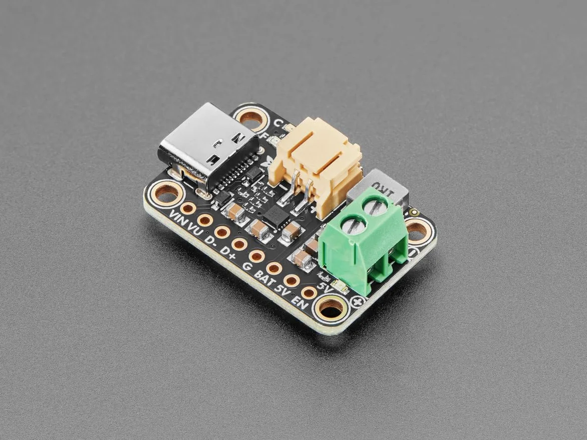 Adafruit bq25185 USB/DC/Solar moduł ładowania z 5 V Boost Board