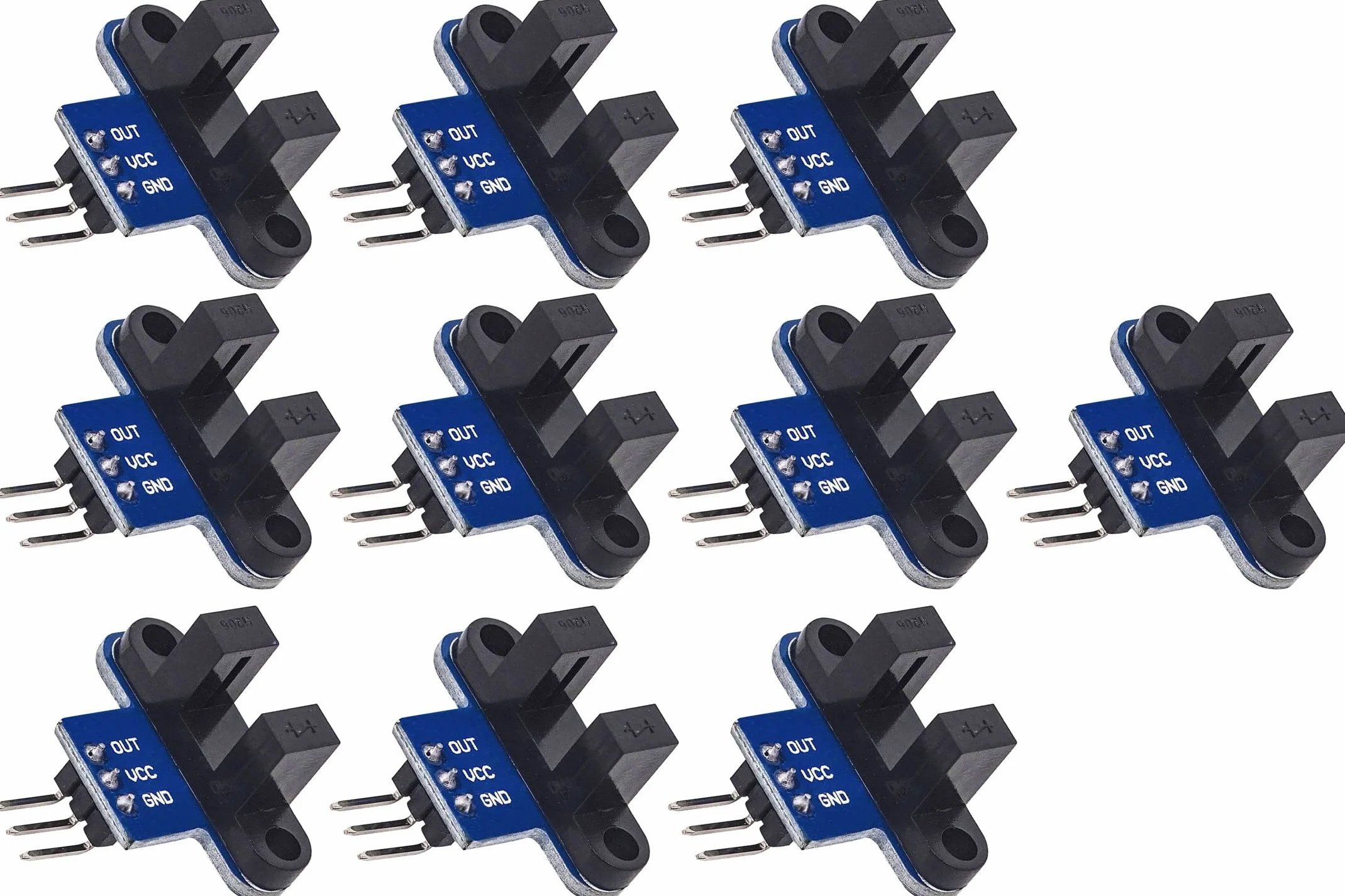 IR Slotted Optical Speed Measuring Sensor Detection Optocoupler 10pcs