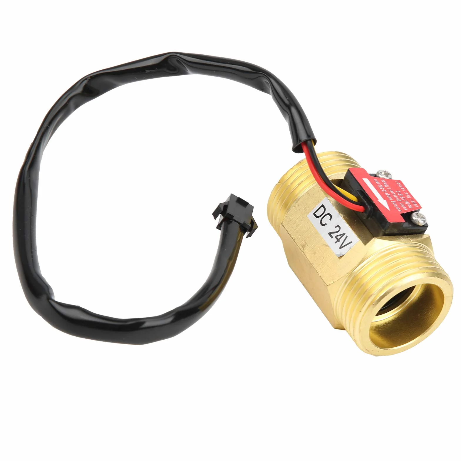 Czujnik przepływu wody G1in, turbinowy licznik DC 24 V 2~50 l/min YF-B10