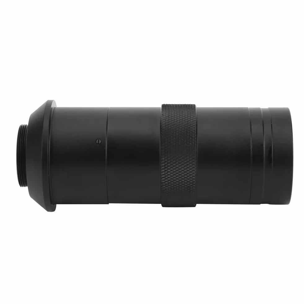 8X-100X C-mount mocowanie obiektywu Zoom regulowane powiększenie obiektyw CCD obiektyw mikroskop przemysłowy kamera lupa do obiektywu mikroskopu 25 mm