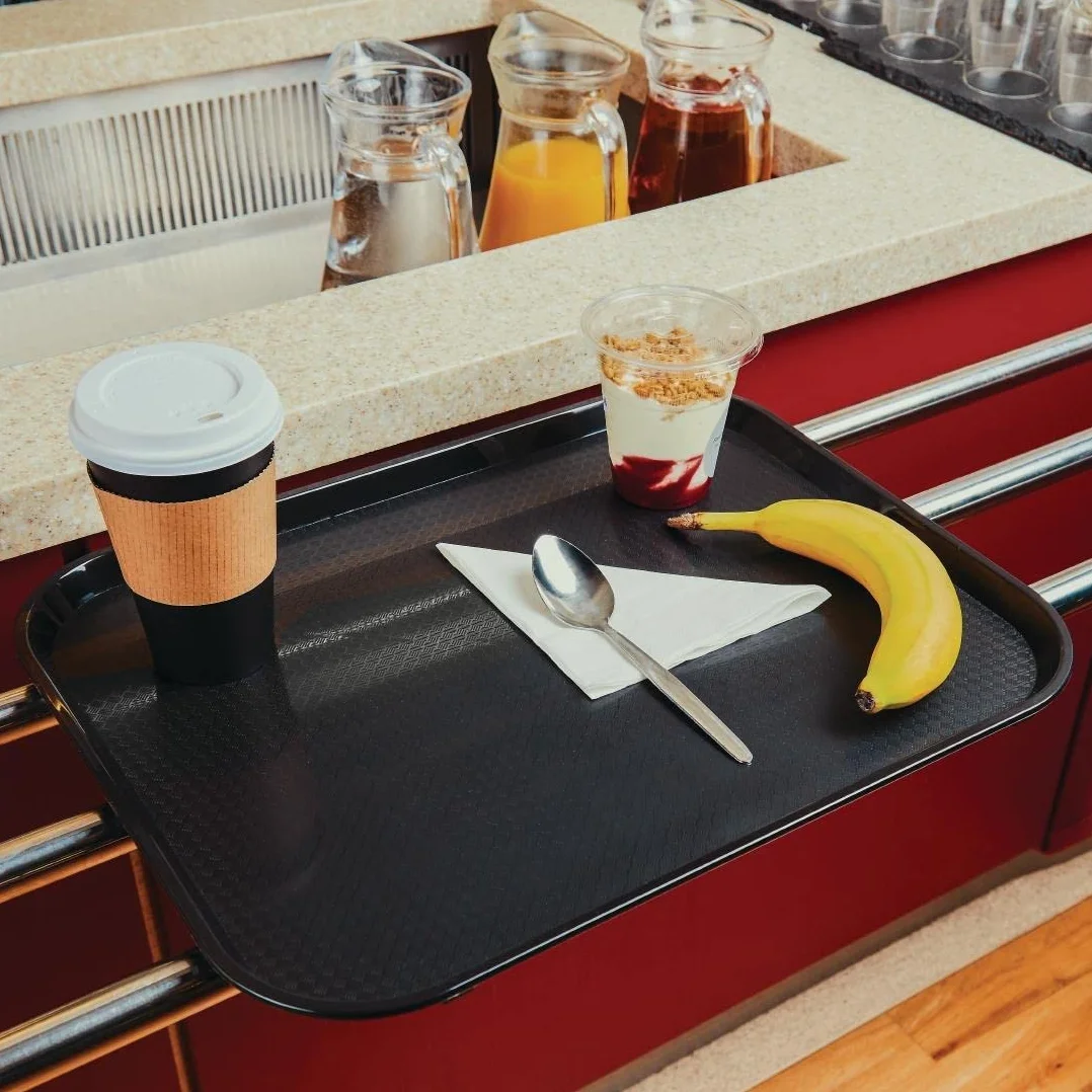 Kristallon Foodservice Tray Black – 305 x 415 mm