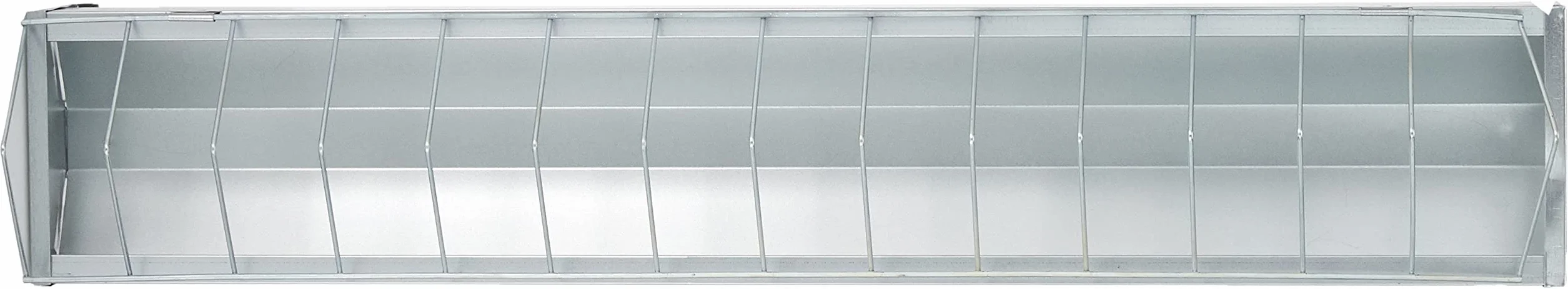 Kerbl 71302 koryto do karmienia kur, ocynkowane 75 cm długości 10 cm szerokości