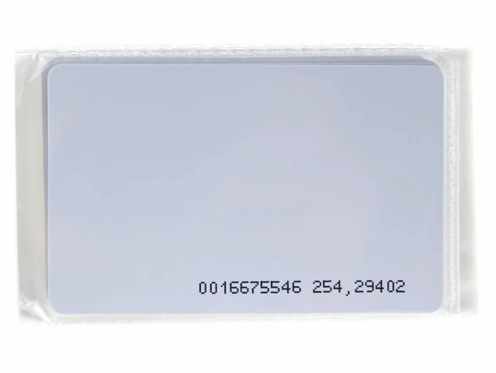 Karty RFID białe zbliżeniowe 125 kHz TK4100 EM4100 EM4200 Karta kontroli dostępu PVC (10 sztuk)