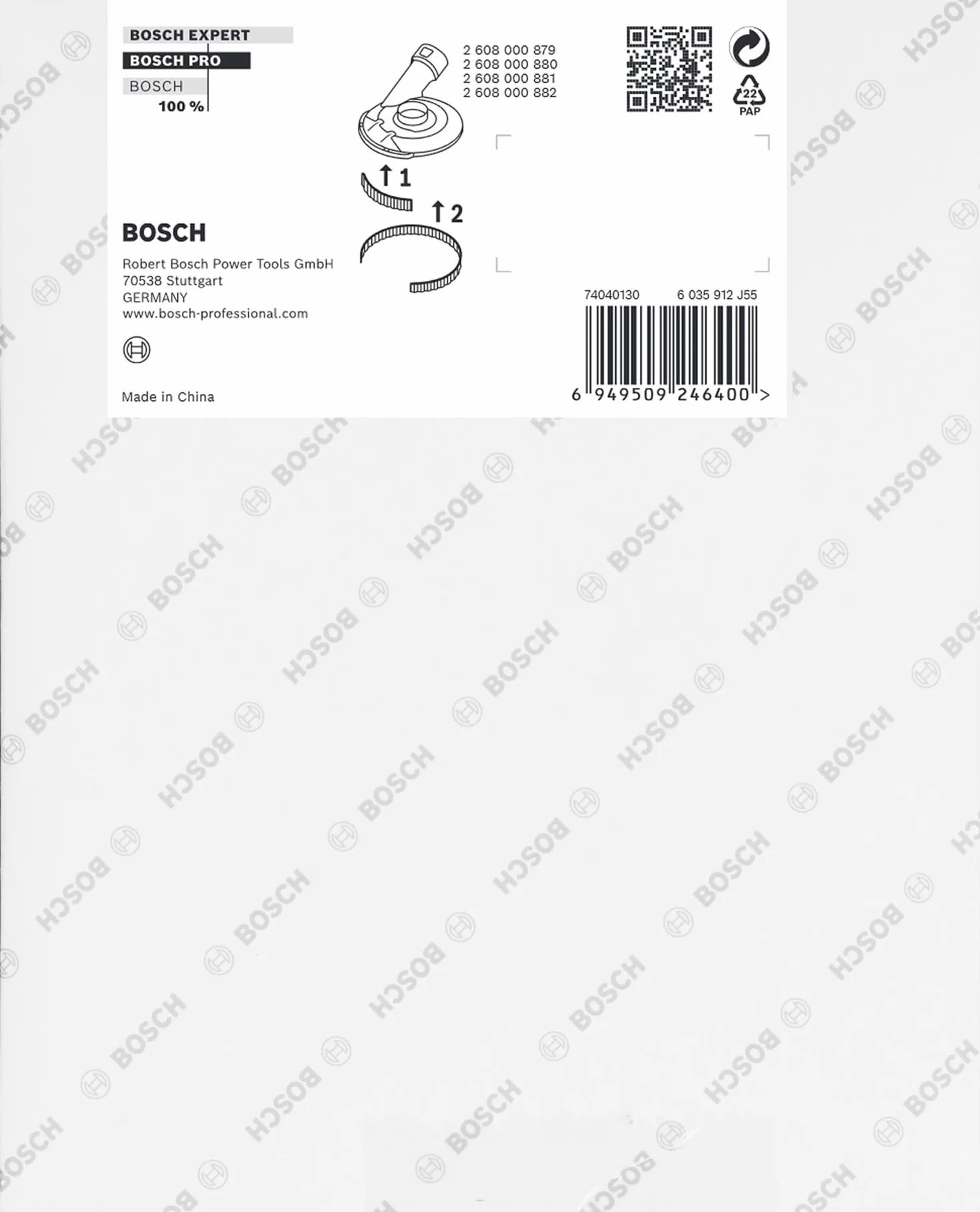Bosch 1 x PRO szczotka zapasowa (23 x 108 mm, profesjonalne akcesoria, mała szlifierka kątowa)