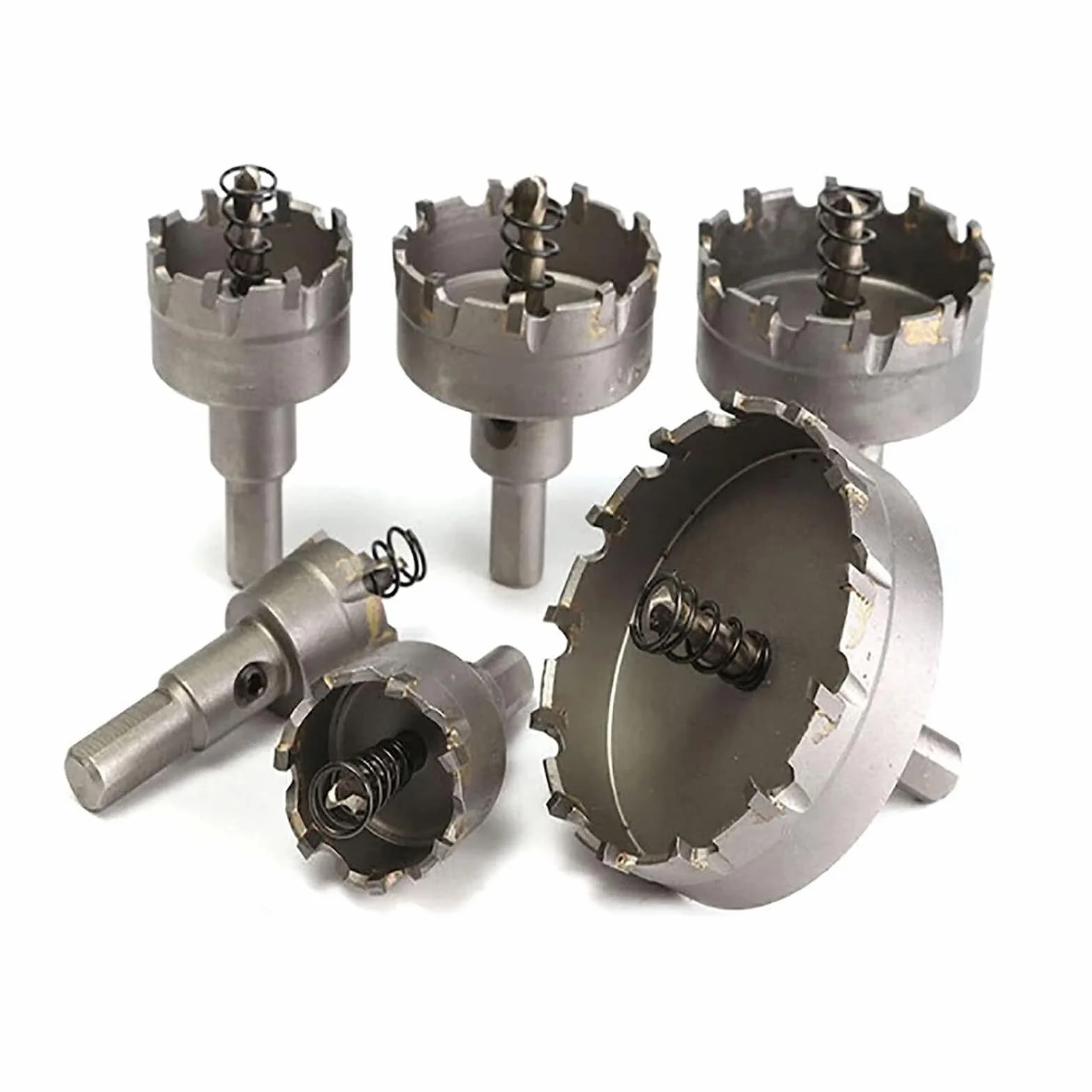zestaw otwornic bimetal, rozmiar 22 mm/30 mm/35 mm/45 mm/50 mm/65 mm 6-częściowy zestaw, otwornica z węglików spiekanych, narzędzie do wiercenia, do wiertarek elektrycznych
