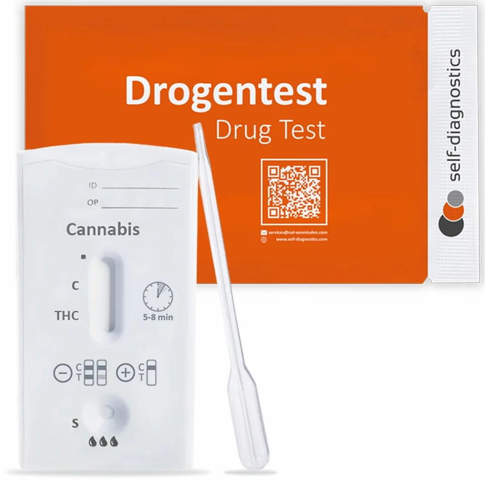 Szybki test narkotykowy na marihuanę THC 50 ng/ml 10 kaset testowych