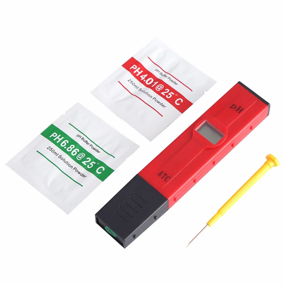 Miernik PH Tester jakości wody z wyświetlaczem LCD - Haofy Cyfrowy miernik wartości PH ATC Tester jakości wody ± 0,01pH Cyfrowy miernik TDS o wysokiej dokładności do wody pitnej Basen