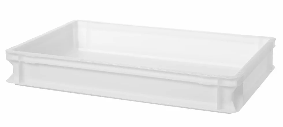 HENDI Pojemnik na ciasto do pizzy, do transportu i przechowywania ciasta, Amerbox, pudełko na kulki do pizzy, opiekun ciasta, możliwość układania w stosy, 18L, 600x400x(H) 95mm, HDPE