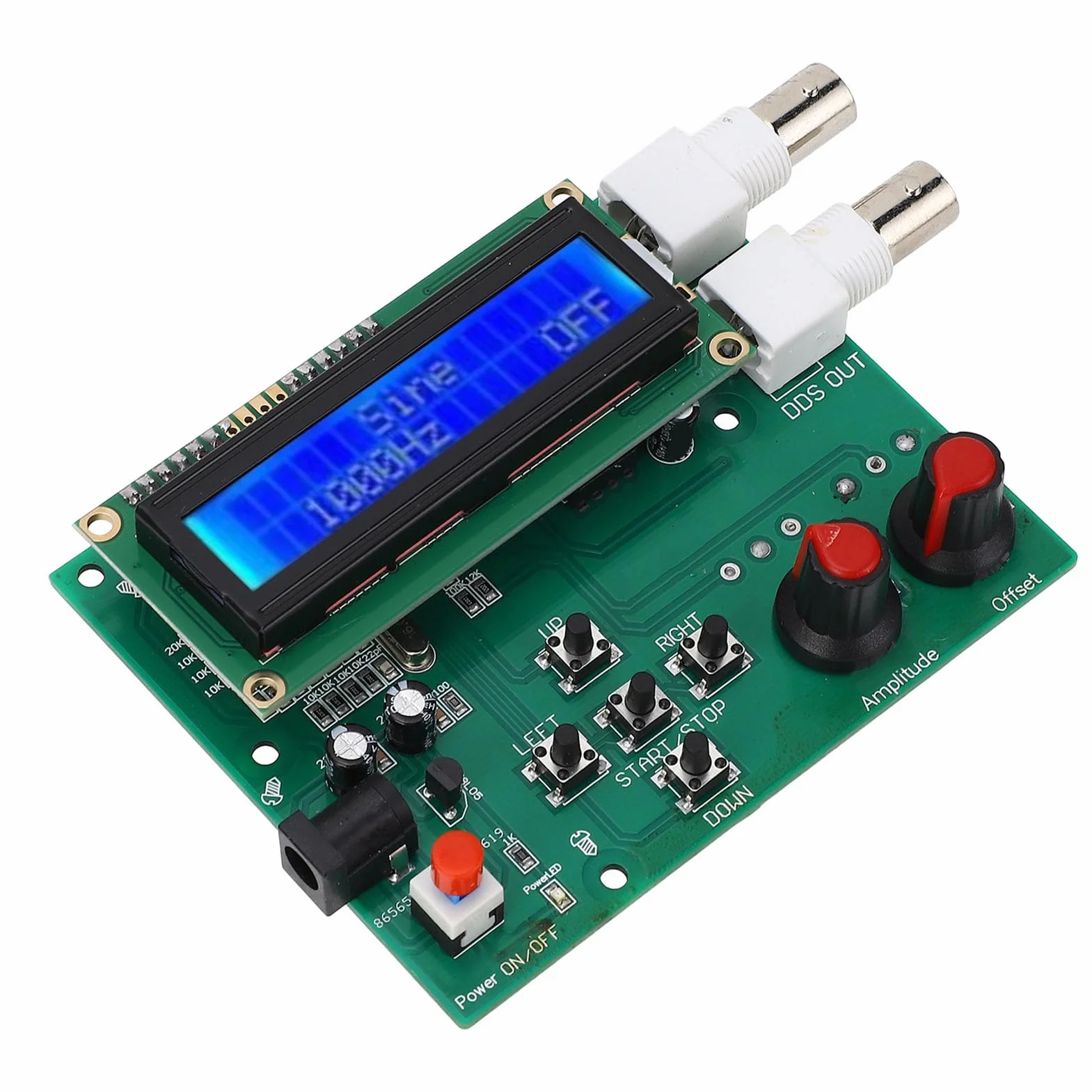 Moduł Generatora Sygnału DDS Przenośny, łatwy w Użyciu moduł Generatora Częstotliwości dla Entuzjastów elektroniki. Materiał PCB