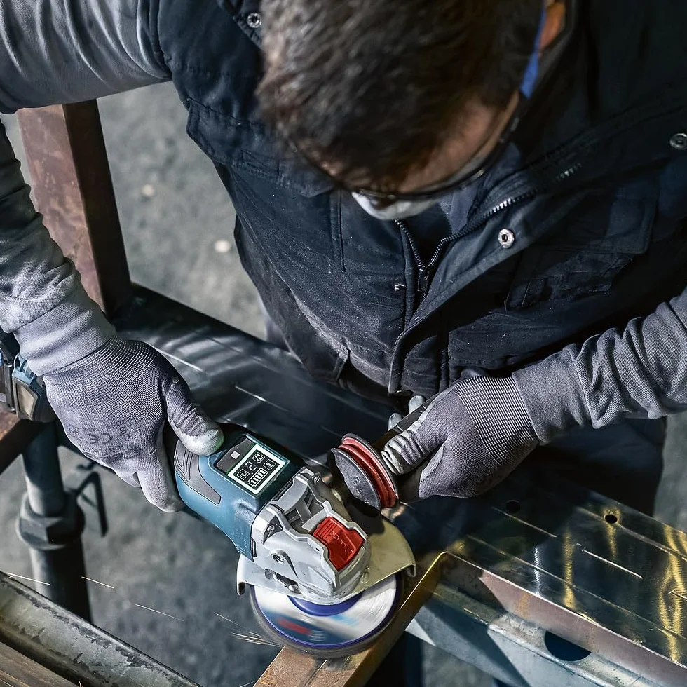 Bosch 1x Tarcza czyszcząca PRO Multi Material N377 (do Blachy stalowe, Stal, Ø 125 mm, Ziarnistość, Professional Akcesoria Mała szlifierka kątowa)