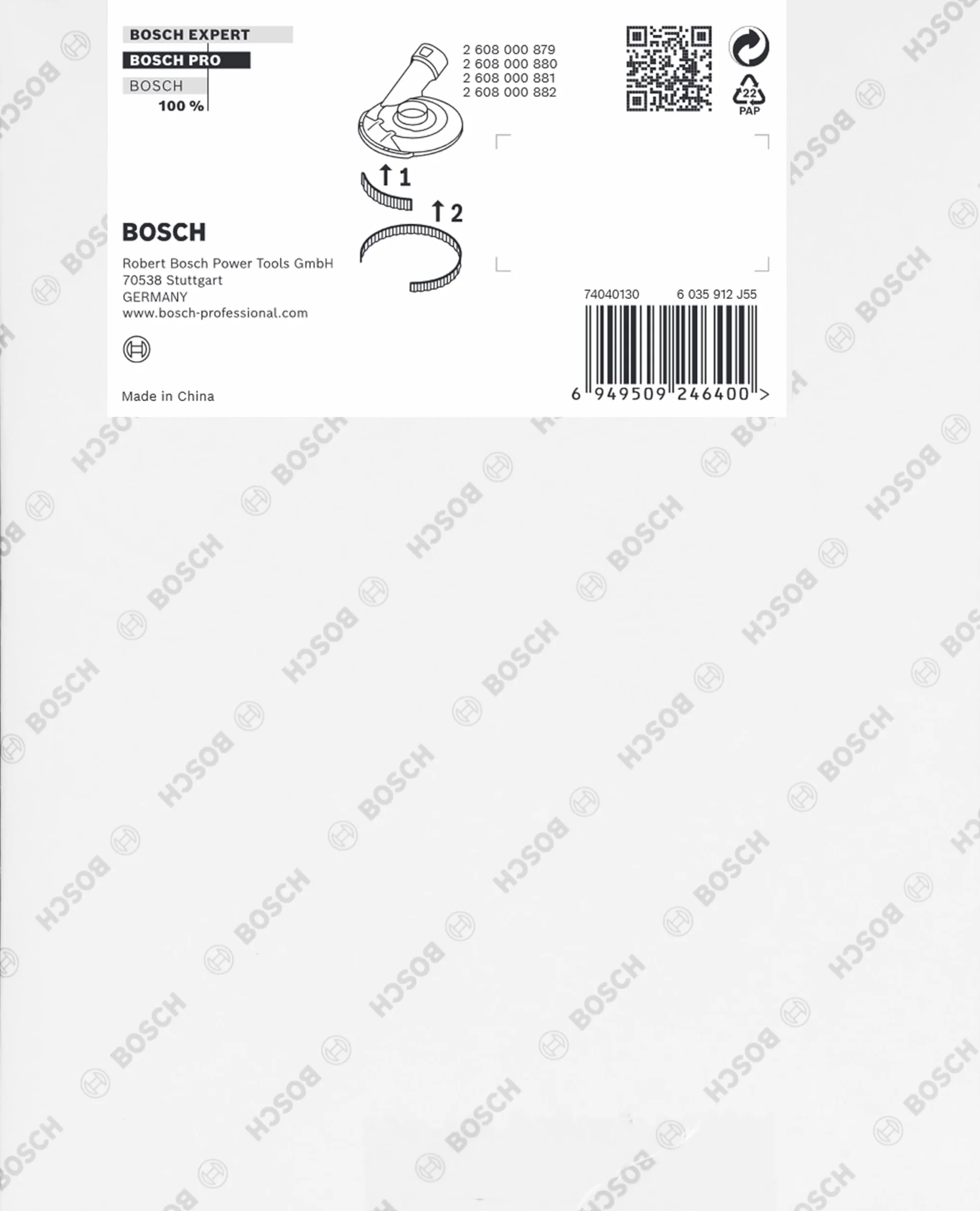 Bosch 1 x PRO szczotka zapasowa (23 x 108 mm, profesjonalne akcesoria, mała szlifierka kątowa)