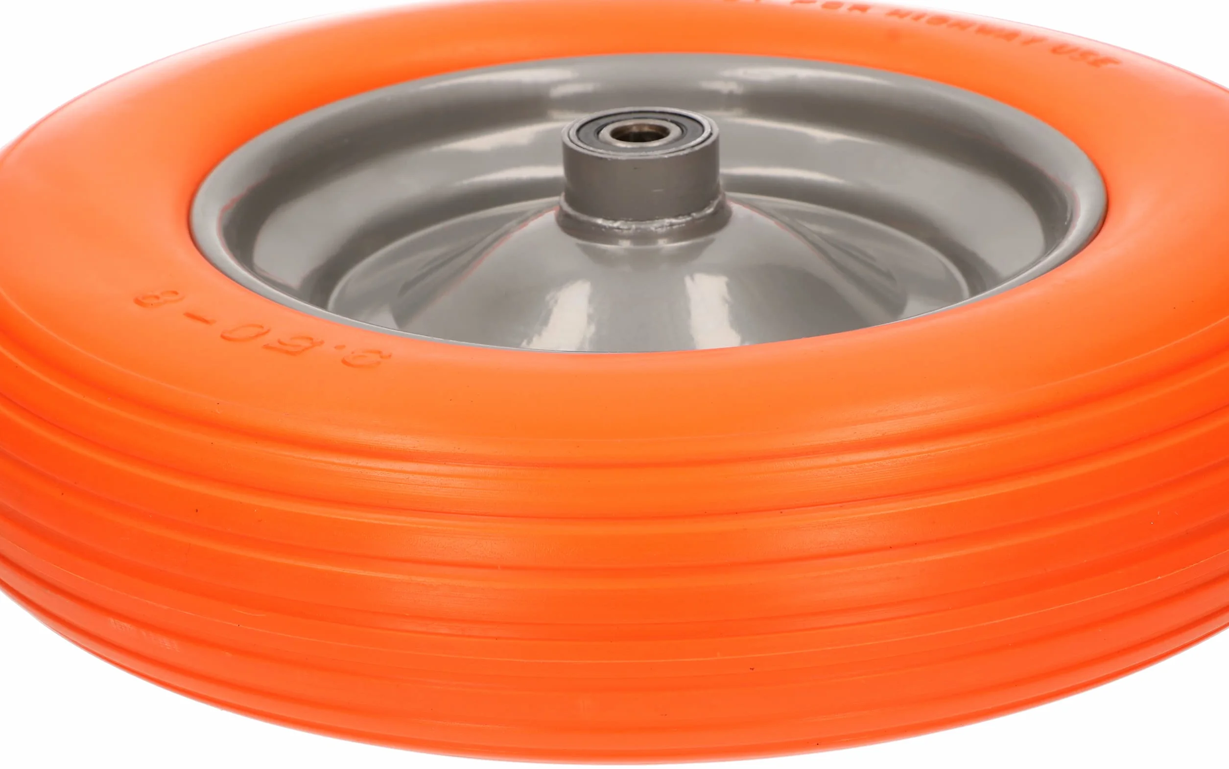 KOTARBAU® Koło do taczki 3.25-8 wzmocniona opona PU Ø 360mm 170 kg kompletne koło z osią