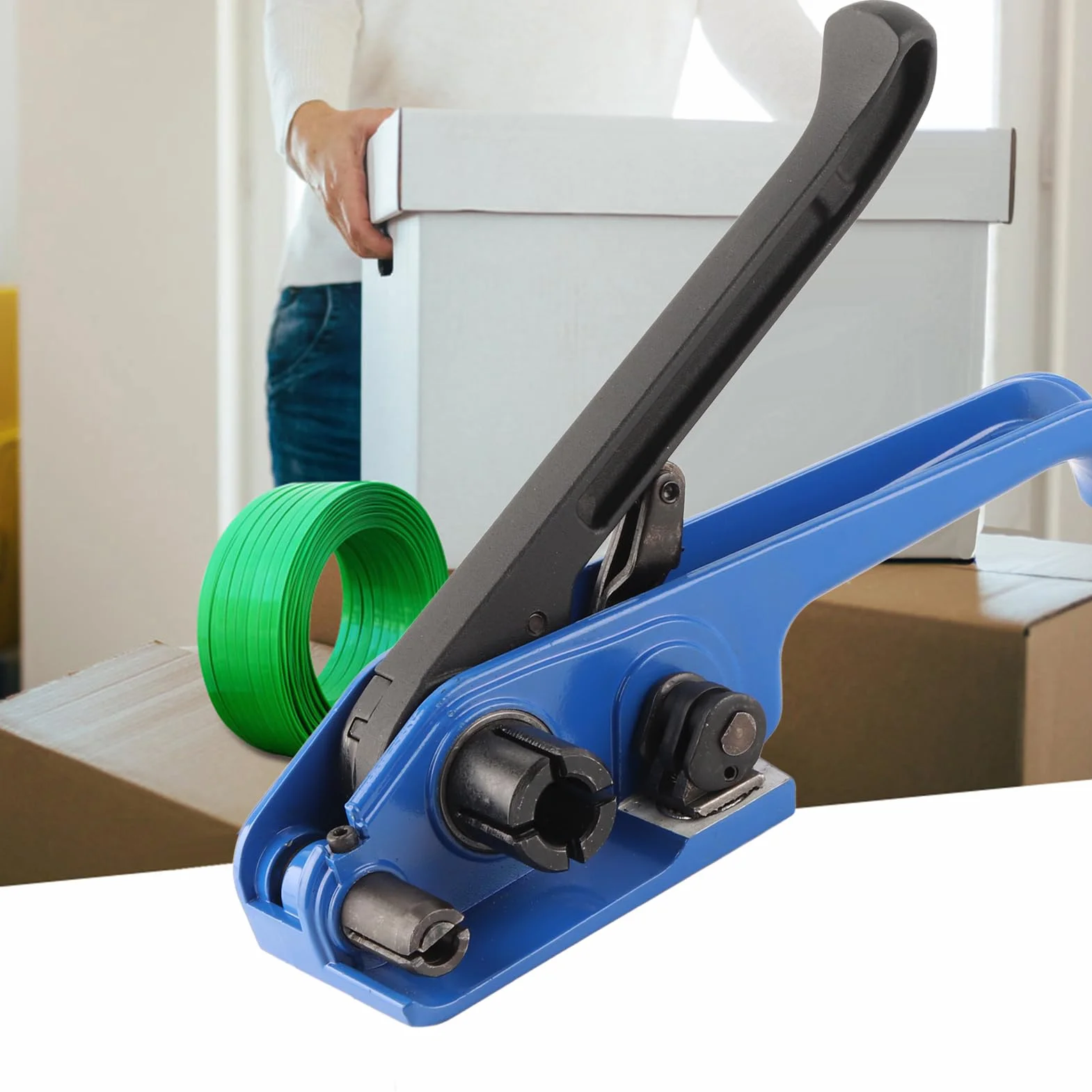 Zestaw narzędzi do spinania taśm PP PET 16-19 mm