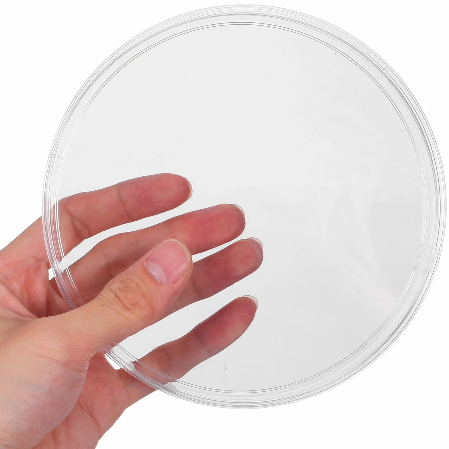 Hohopeti 10 Szt. Plastikowych Misek Petriego z Pokrywką Przezroczyste Naczynia Laboratoryjne Do Hodowli Tkanek
