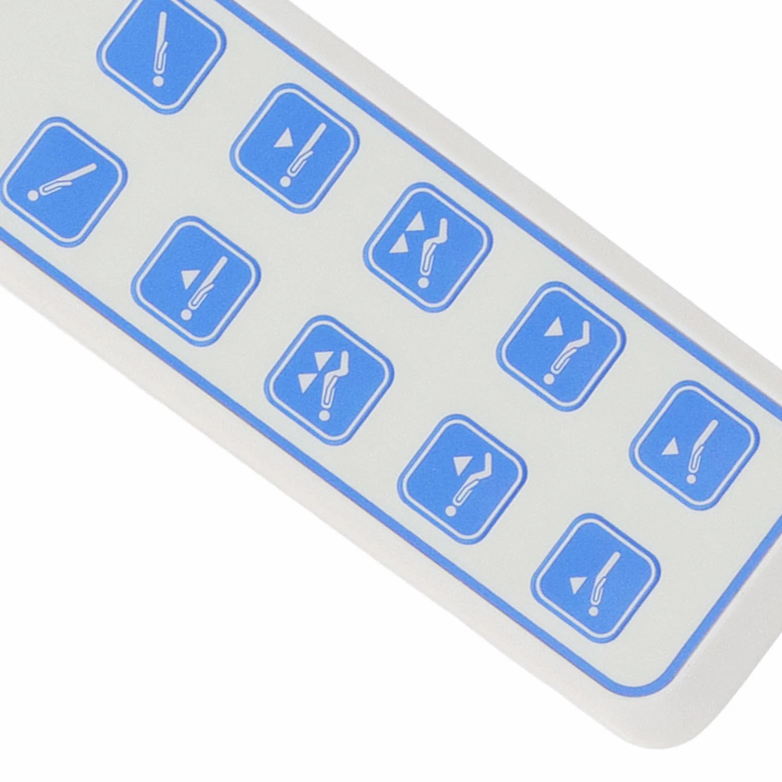 Control para Cama Electrica Telecomando Letto Ręczny Kontroler Krzesła Podnośnikowego IP66 - Elektryczny Pilot z Popychaczem do łóżka Podnoszonego 8-pinowa, 9-żyłowa Wtyczka