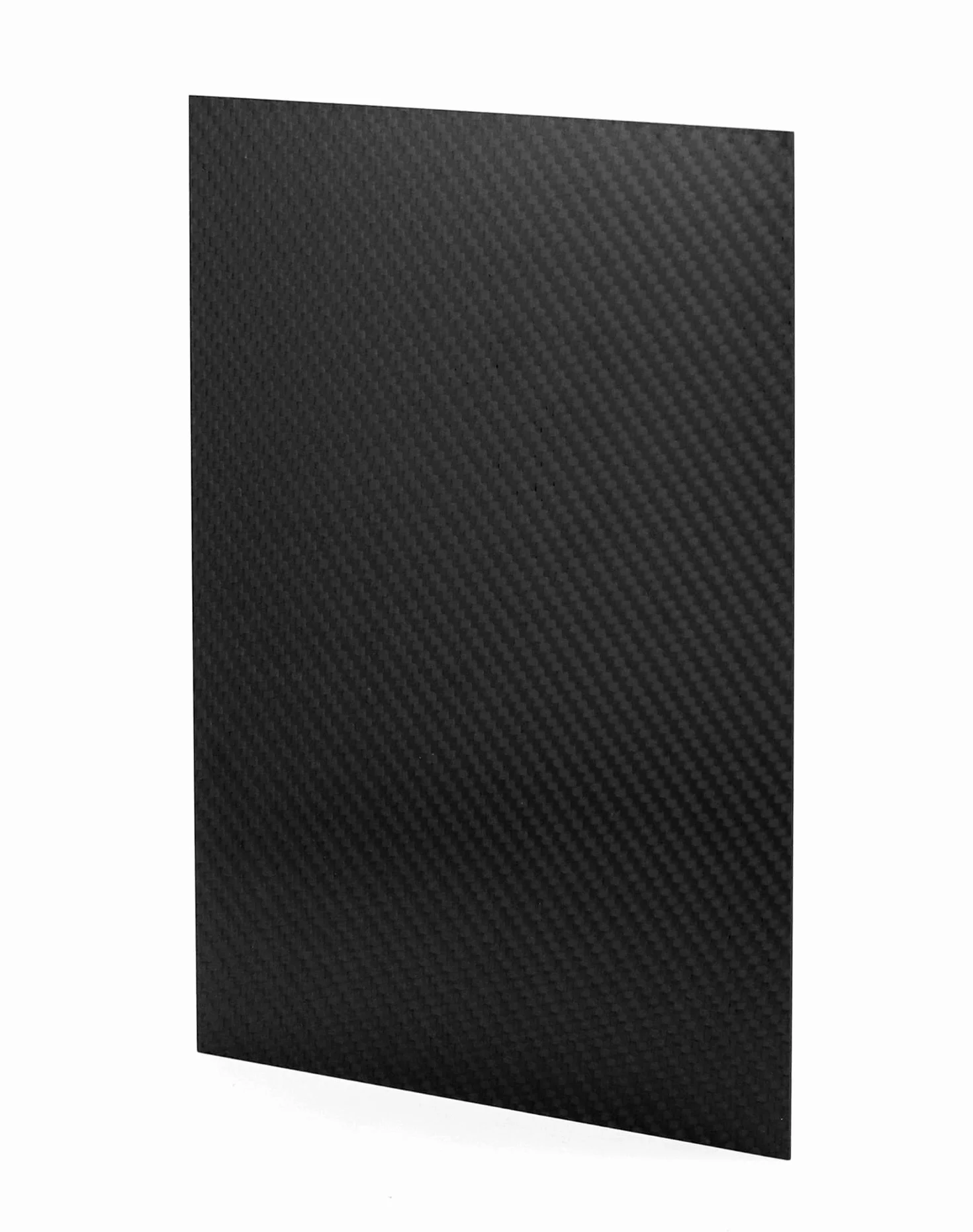 QWORK Płyta z włókna węglowego, 1 x 200 x 250 mm, włókno węglowe, czarna