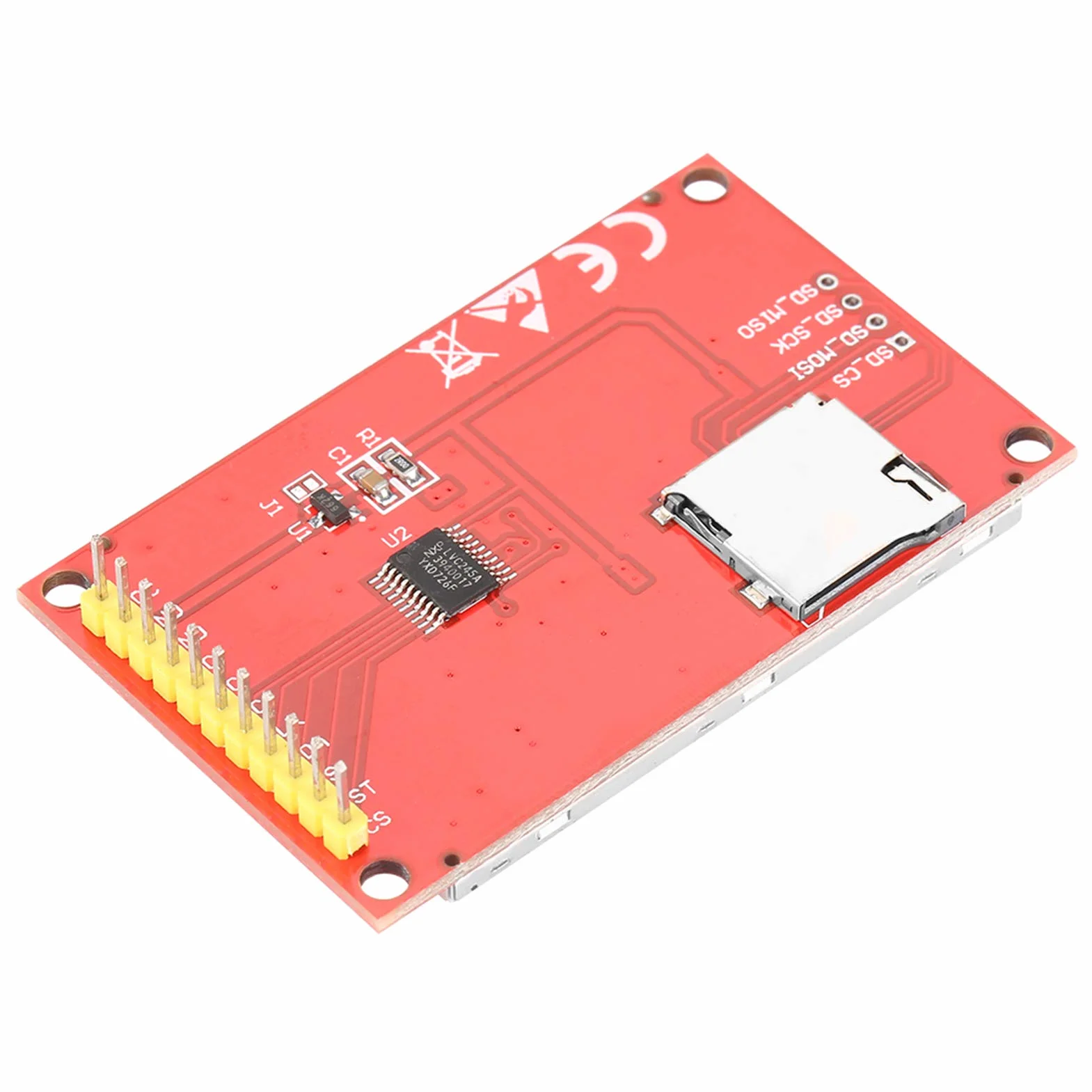 ILI9225 LCD-TFT-Anzeigemodul für serielle Schnittstelle, serielle periphere Schnittstelle 2,0 Zoll 3V / 5,5V 176x220