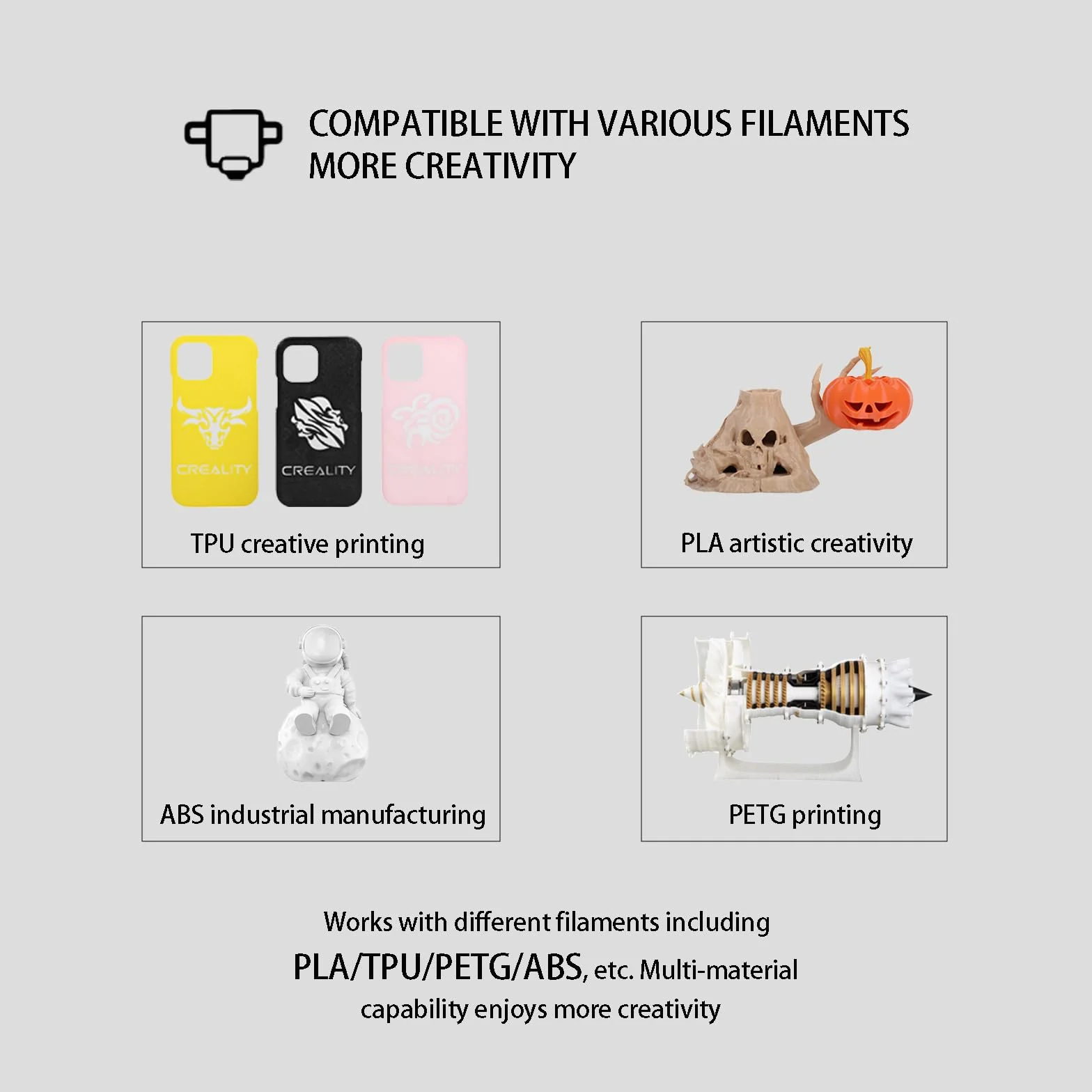 Creality Zestaw wytłaczarek do Ender 3 V3 SE, KE, Ender 5 S1