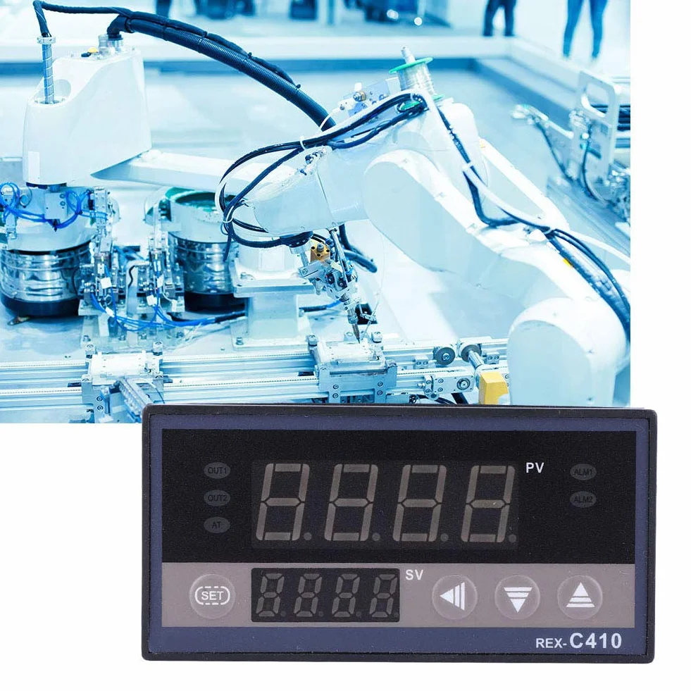 REX C410 Regulowane Wyjście Sterujące SSR/przekaźnikiem Cyfrowy Termostat Regulatora Temperatury, Szybka Kontrola Temperatury, Szybka Reakcja, Wysoka dokładność dla Energii