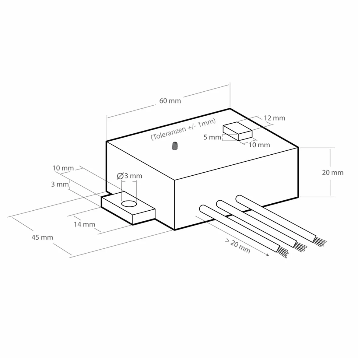 Kemo M015N Przetwornik Napięcia, Czarny, 6 – 28 V/DC