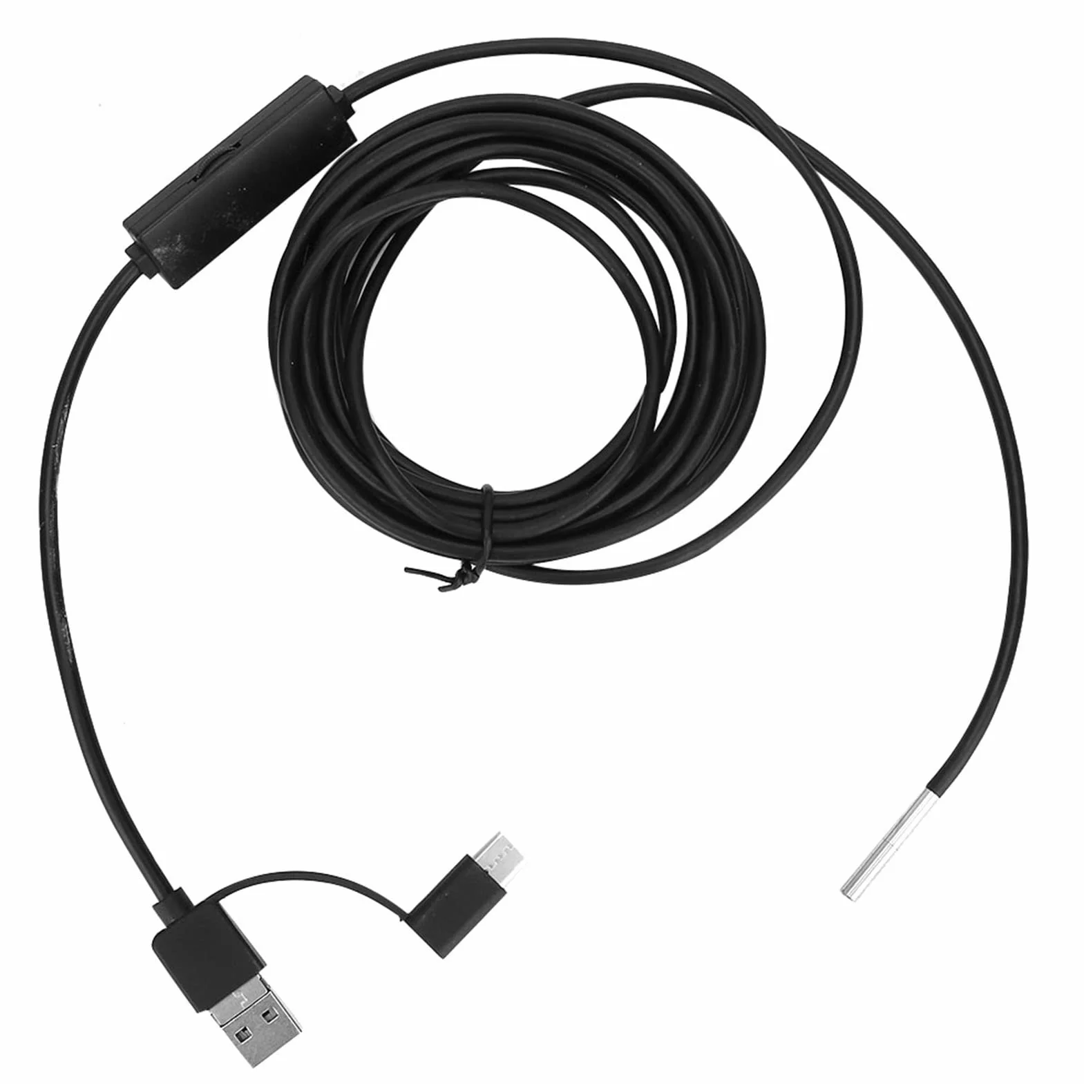 Endoskop Wodoodporny 3,9 mm Kamera HD 6 LED Typ C 5m