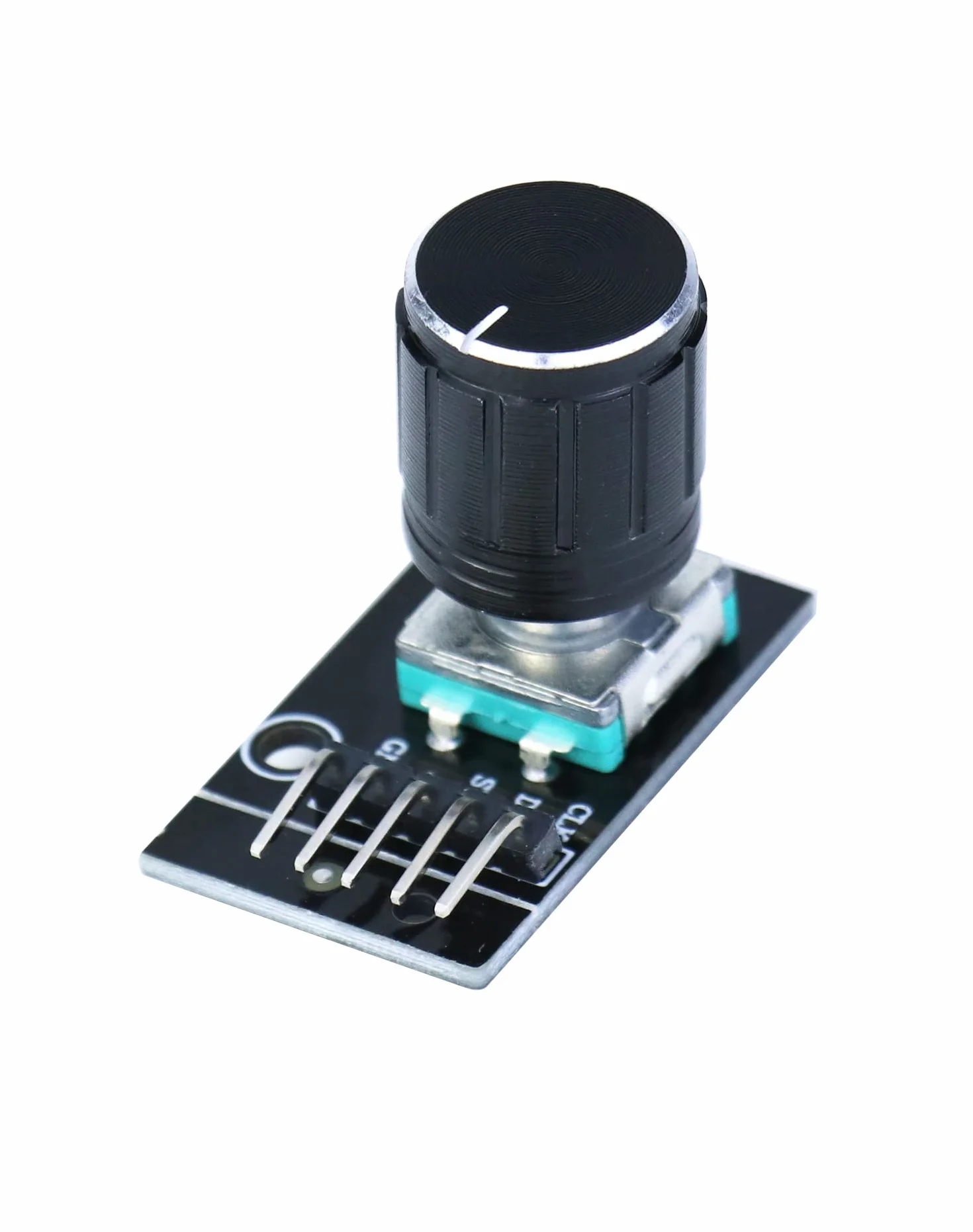 QWORK Moduł enkodera obrotowego KY-040 360 stopni z przyciskiem do Arduino