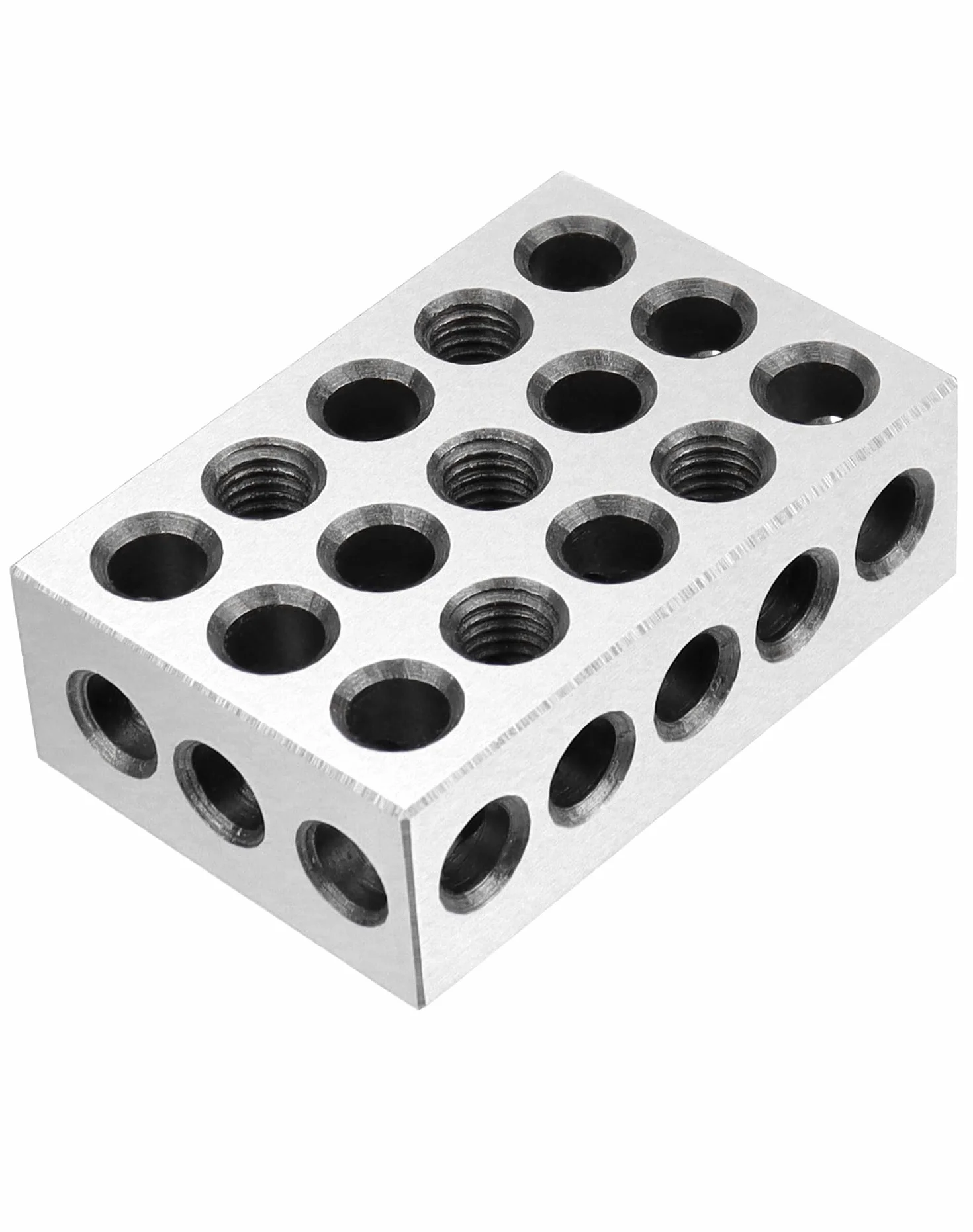 QWORK® Precyzyjne bloki zaciskowe z 23 otworami i dystanse metryczne