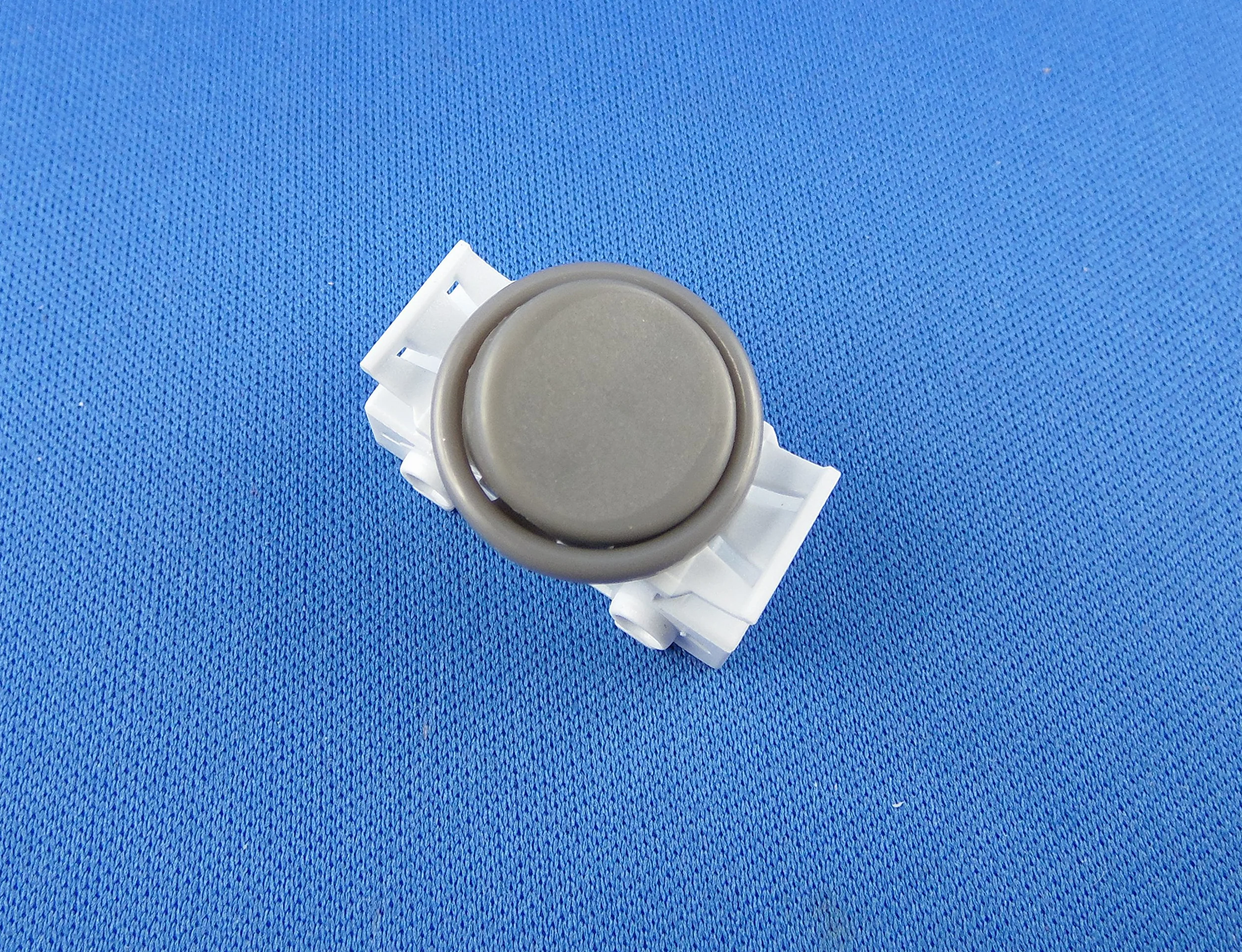 Przełącznik kołyskowy do zabudowy do lampy, przełącznik kołyskowy 2 A, 250 V, szary, pasuje jako wyłącznik zamienny do lamp kuchennych (szary)