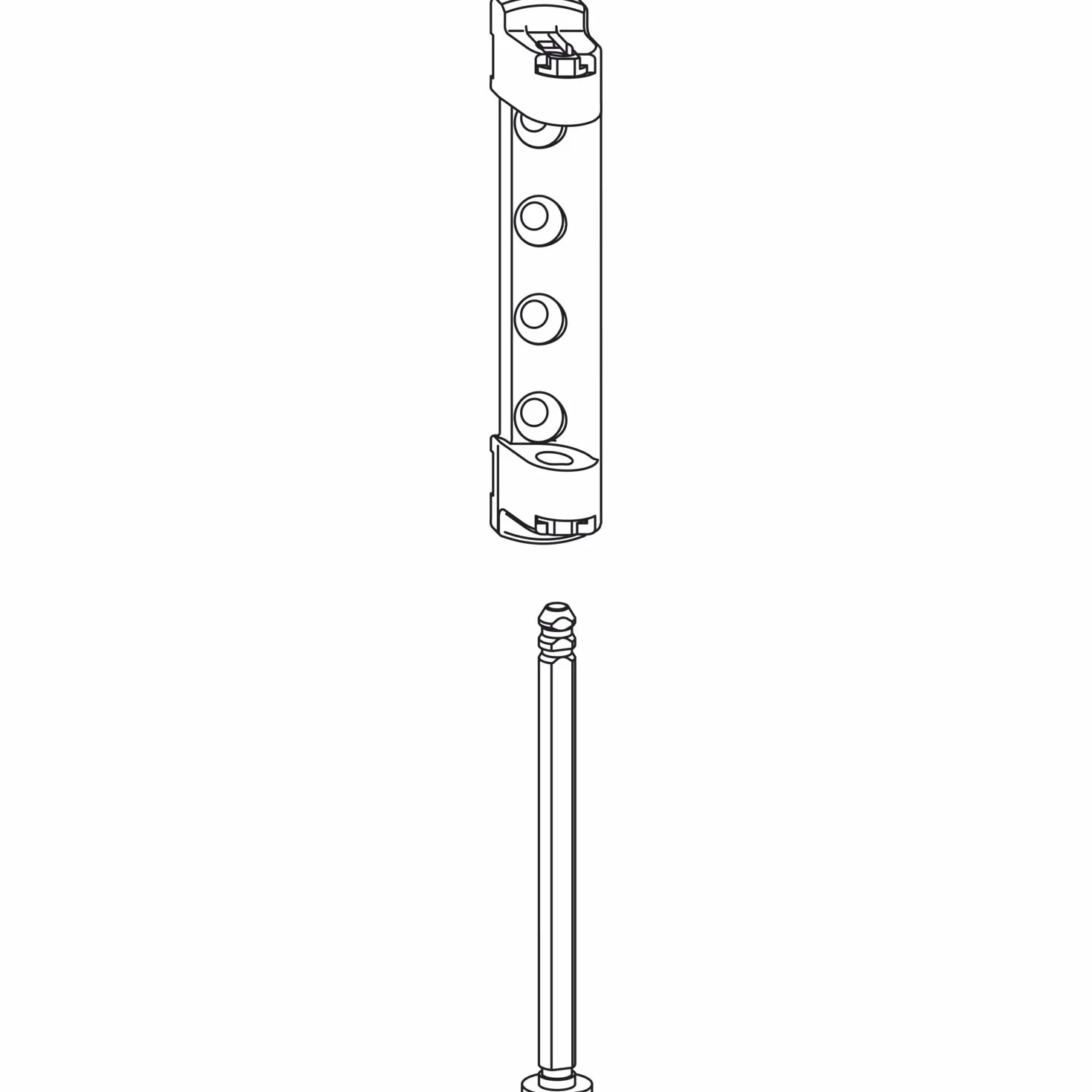WINKHAUS Łożysko nożycowe SL.KS.3-6.WS 100 kg białe