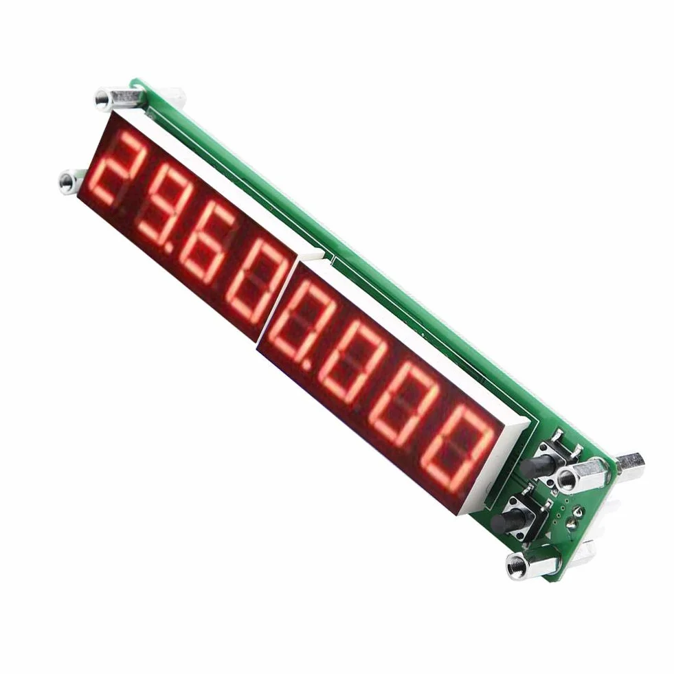 PLJ-8LED-H RF licznik częstotliwości Cymometr moduł tester 0,1~1000 MHz (podświetlana czcionka czerwona)