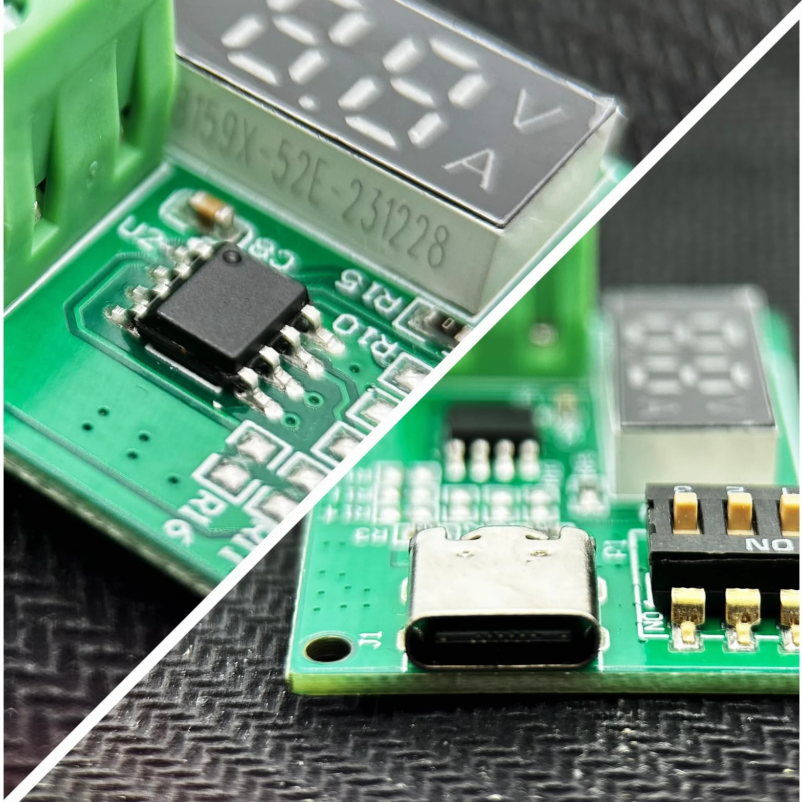 InnoMaker 4 Sztuki Type-C QC AFC PD2.0 PD3.0 do DC Detektor Wyzwalania Szybkiego Ładowania Przetwornica Zasilacza do Notebooka USB-PD z Diody LED Wsparcie Stałe Napięcie Wyjściowe 5V/9V/12V/15V/20V