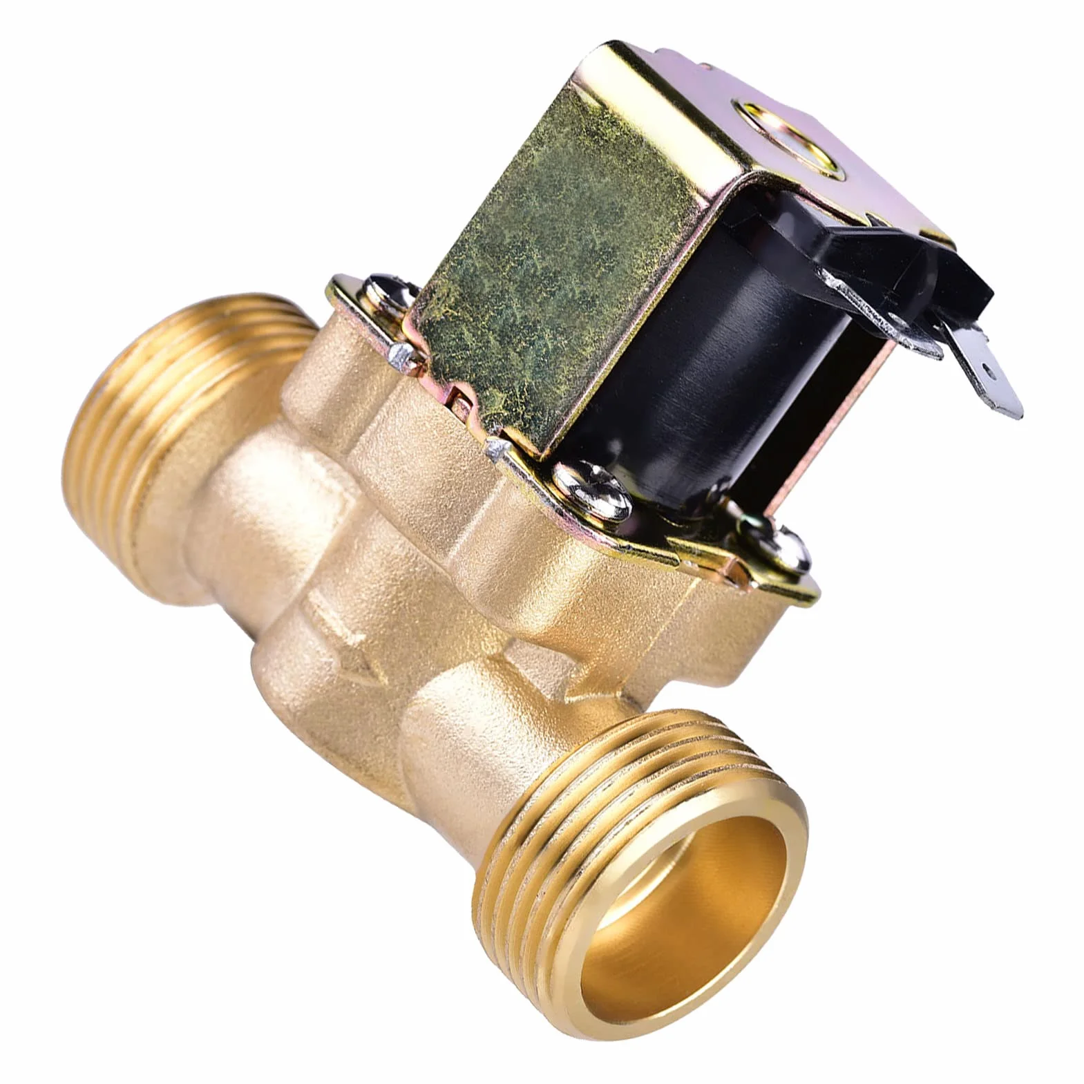 3/4 "Dc 24V 220Ma Jednokierunkowe Szybkozłącze Normalnie Zamknięte Normalnie Zamknięte Magnetyczny Mosiężny Zawór Elektromagnetyczny Do Sterowania Wodą