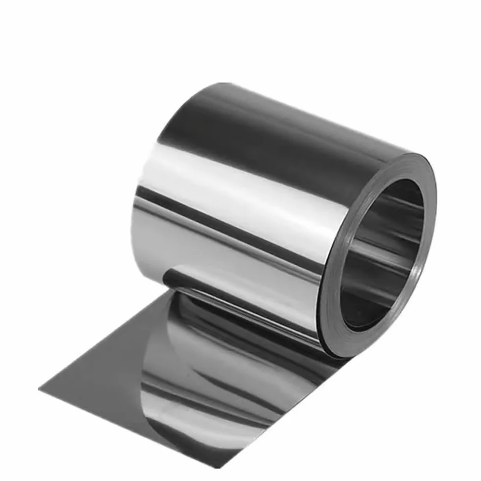 304 Folia ze stali nierdzewnej, blacha, cienki pasek w rolce, grubość taśmy 0,05 mm-0,5 mm, szerokość 300 mm, długość 1 m(0.1mm*300mm*1m)