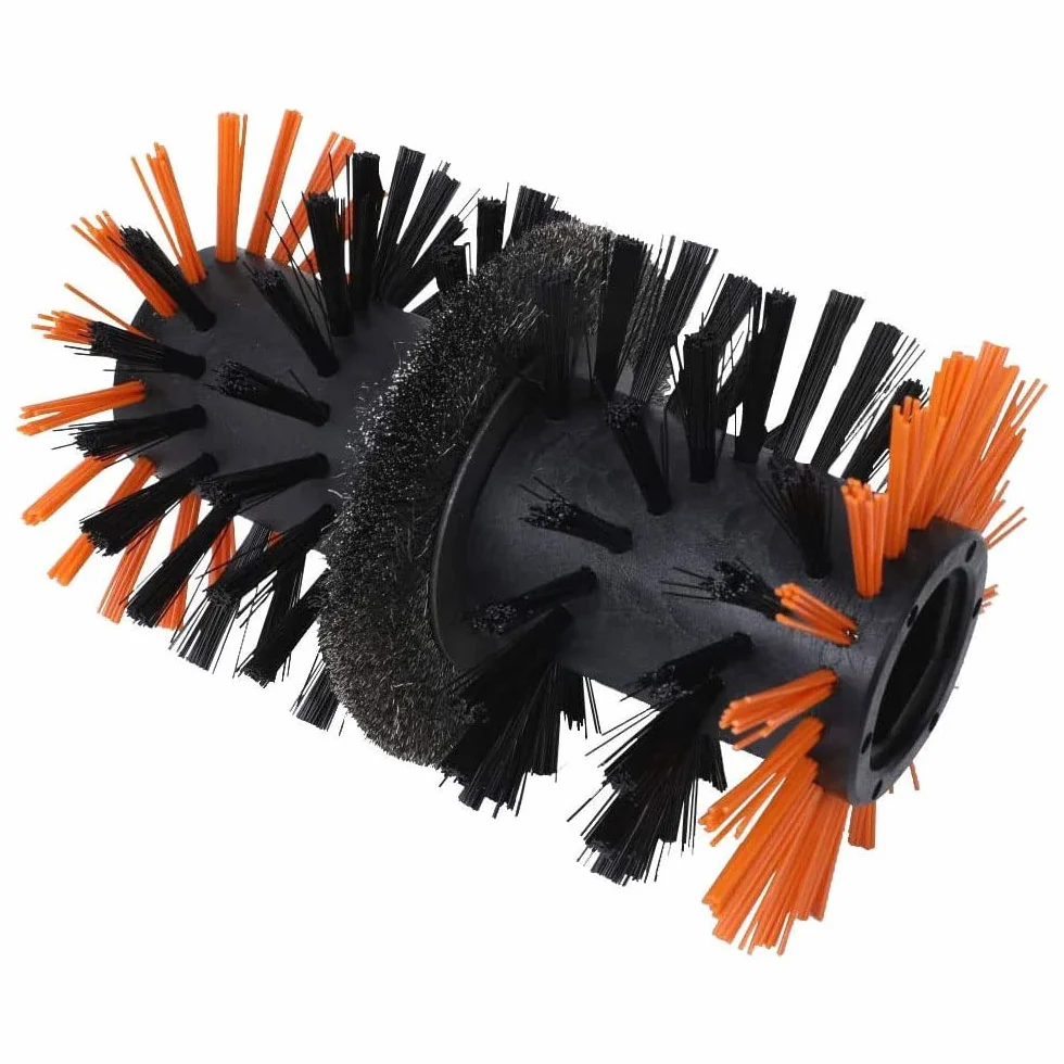 WORX WA0293 szczotka do fug z twardego drutu strumieniowego do akumulatorowego czyszczenia powierzchni WG441E, nadaje się do czyszczenia fug i chwastów, oryginalna część zamienna, łatwy montaż bez