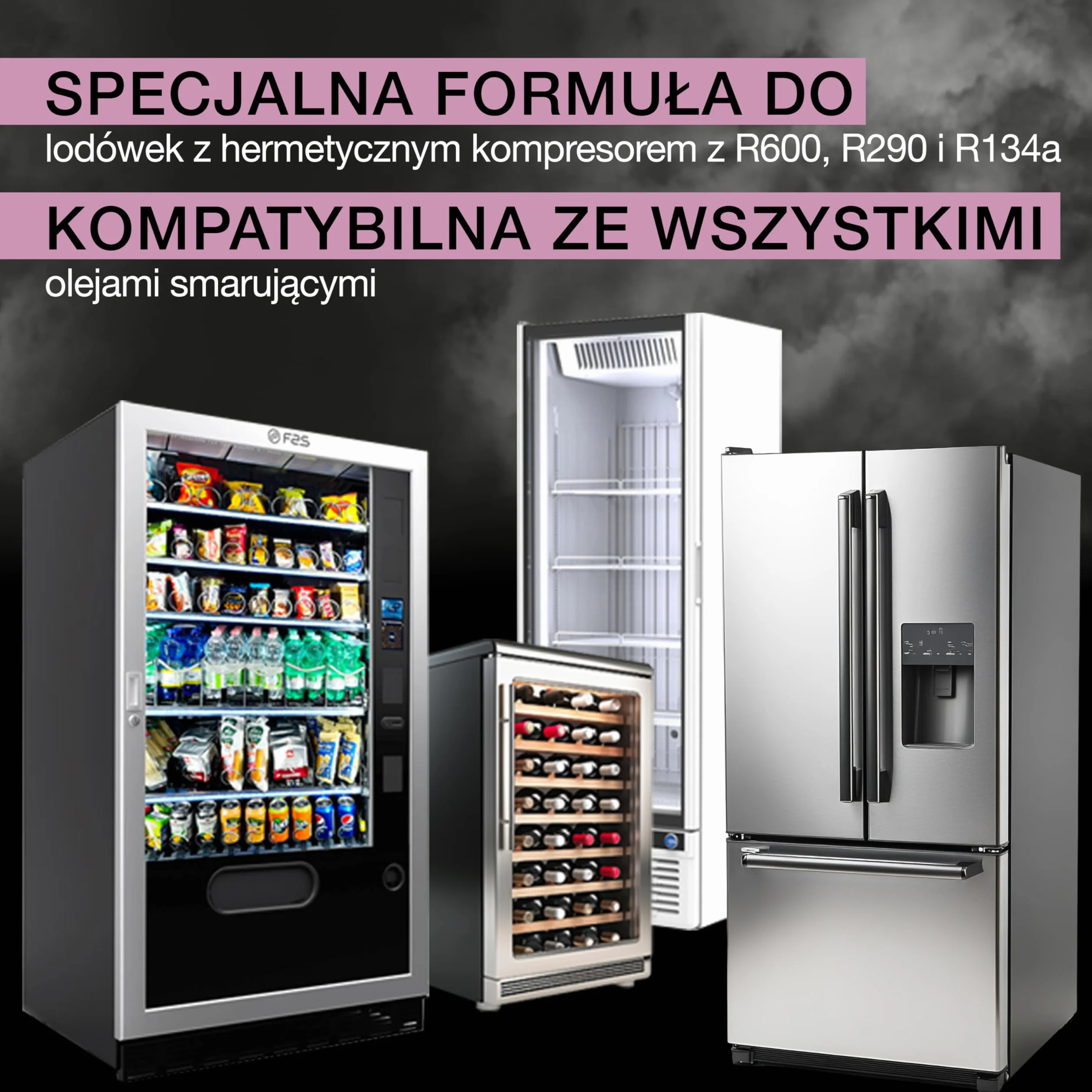 Errecom Extreme Ultra White, Uszczelniacz do Lodówek ze sprężarką hermetyczną i czynnikami R600 - R290 – R134a, strzykawka o pojemności 6 mL, w zestawie brak adapterów