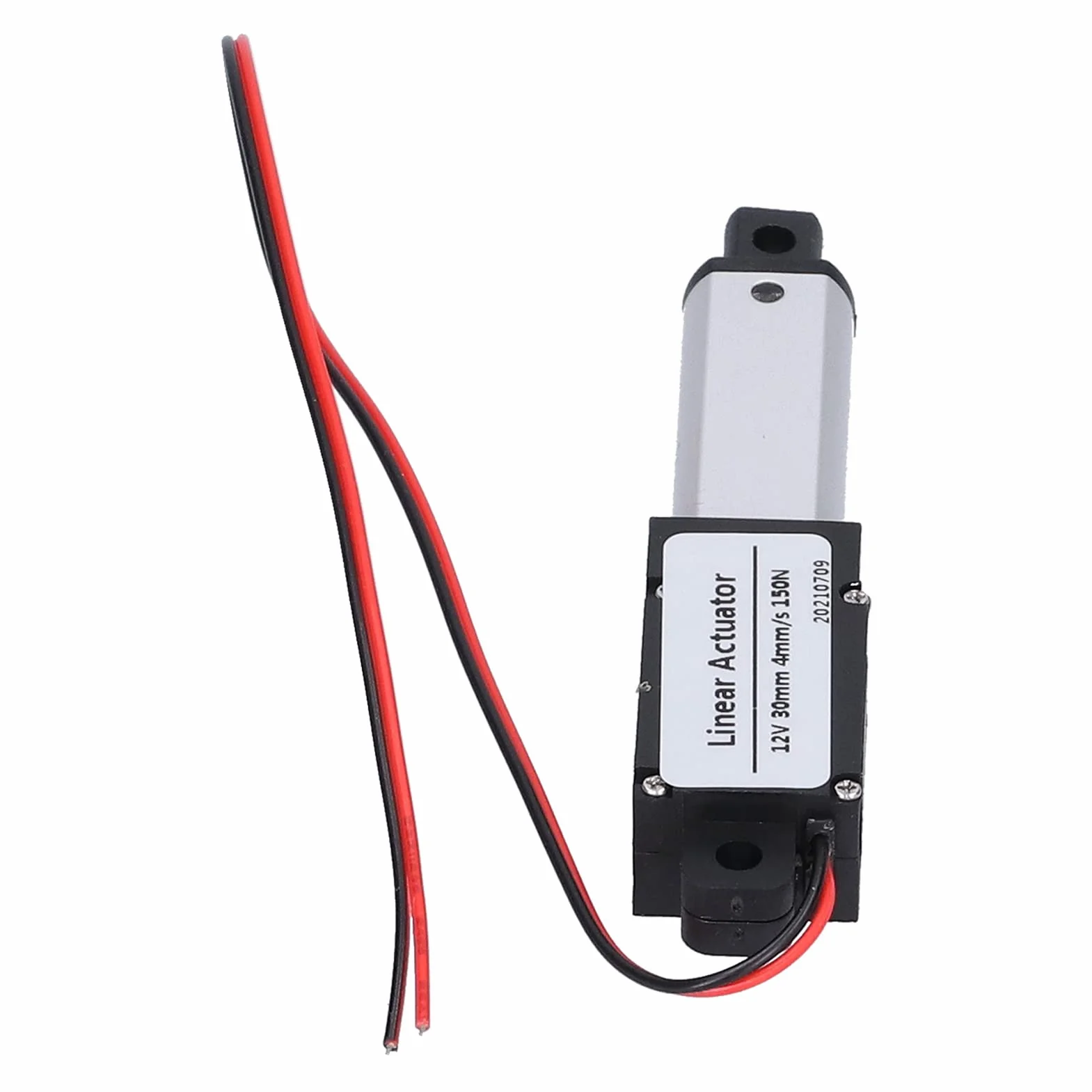 Mini Elektryczny Siłownik Liniowy Skok 30mm, 12 V DC Wodoodporny Siłownik Ruchu, na sofę Fotel do Masażu Stolik Pod Telewizor Szafka Podnośnik Okna (Skok 30mm-8mm/s-70N)
