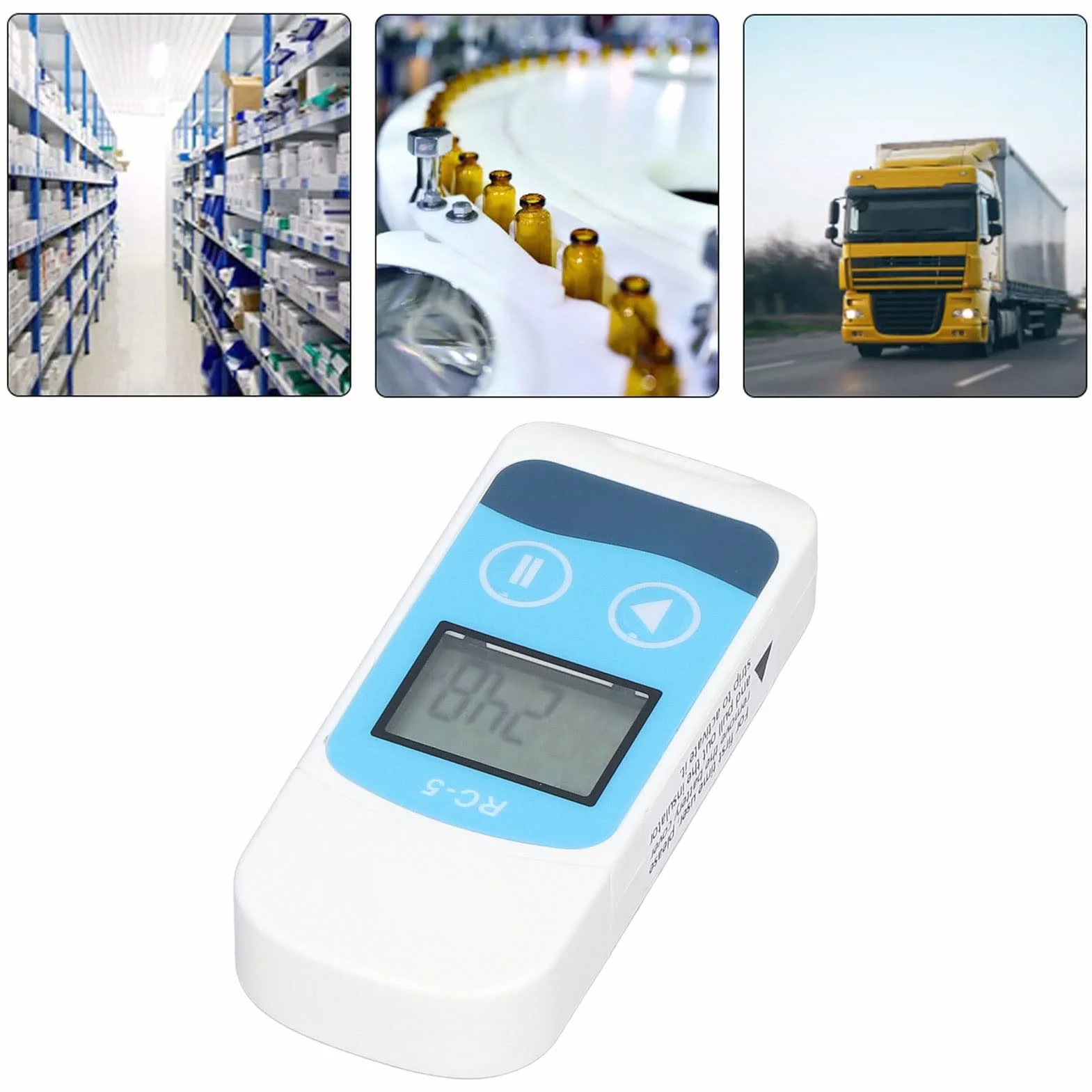Rejestrator Danych Temperatury USB IP67 Wodoodporny Rejestrator Termometru 32000 Odczytów Rejestrator Danych Temperatury dla łańcucha Chłodniczego