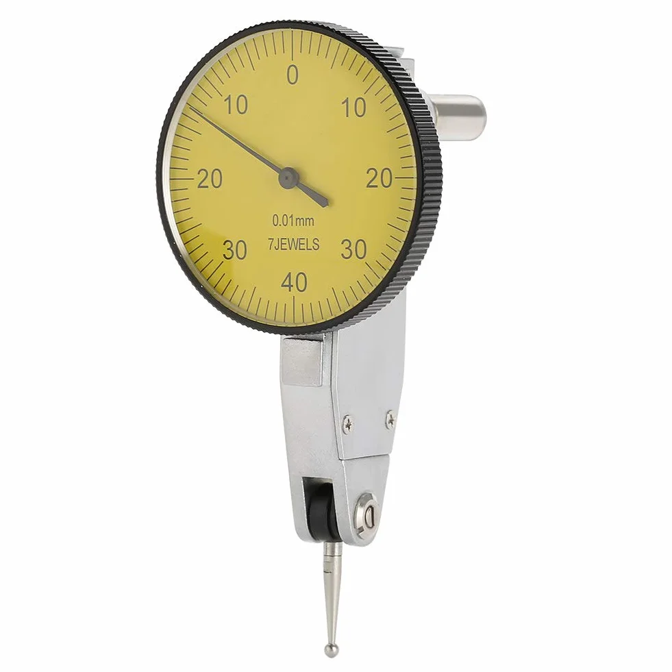 Elprico Dial Test Indicator, Präzision 0,01 mm, Metrisch, Hebelmessgerät, mit Aufbewahrungskoffer
