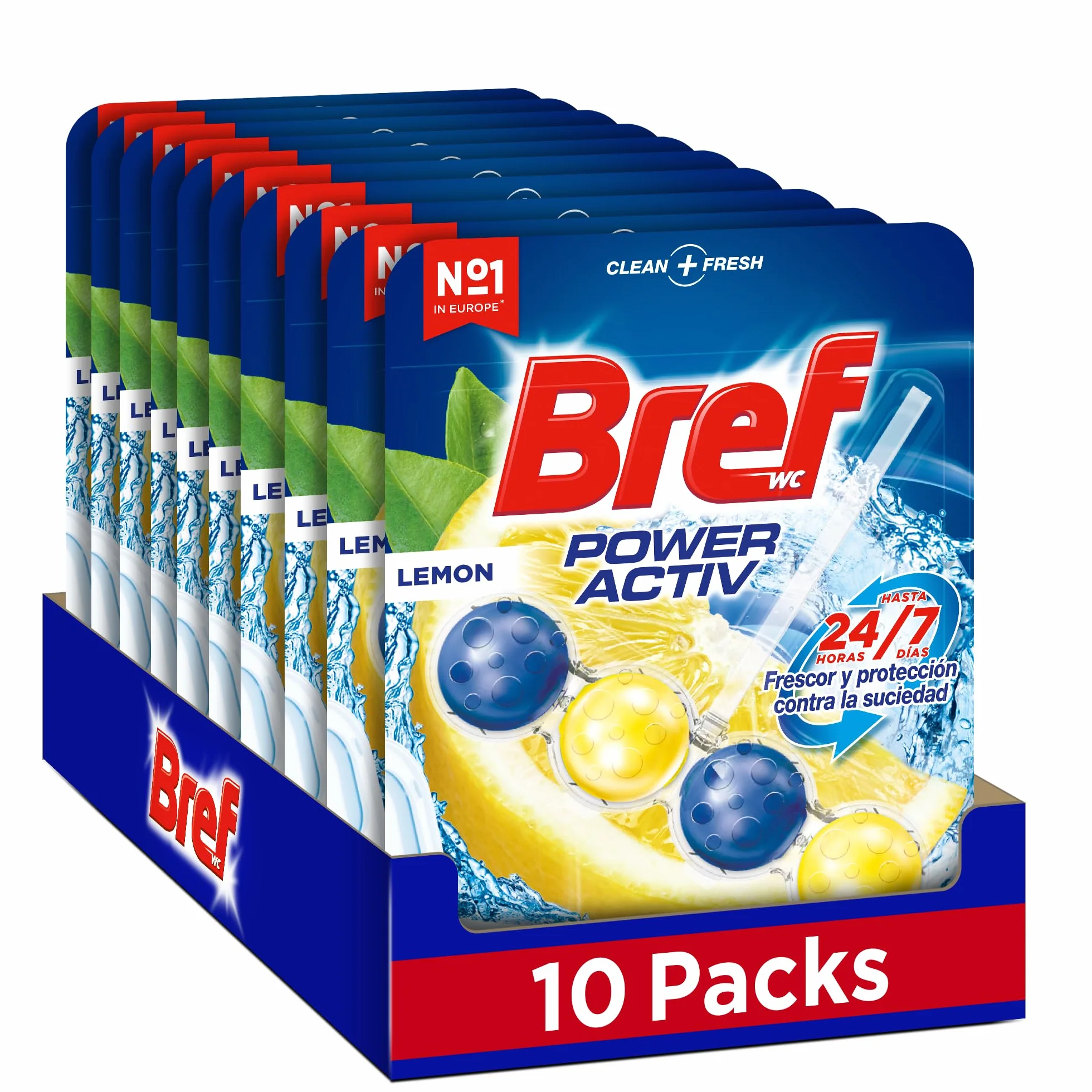 Bref Środek do czyszczenia WC, 10 x 50 g, zawartość: 500 g