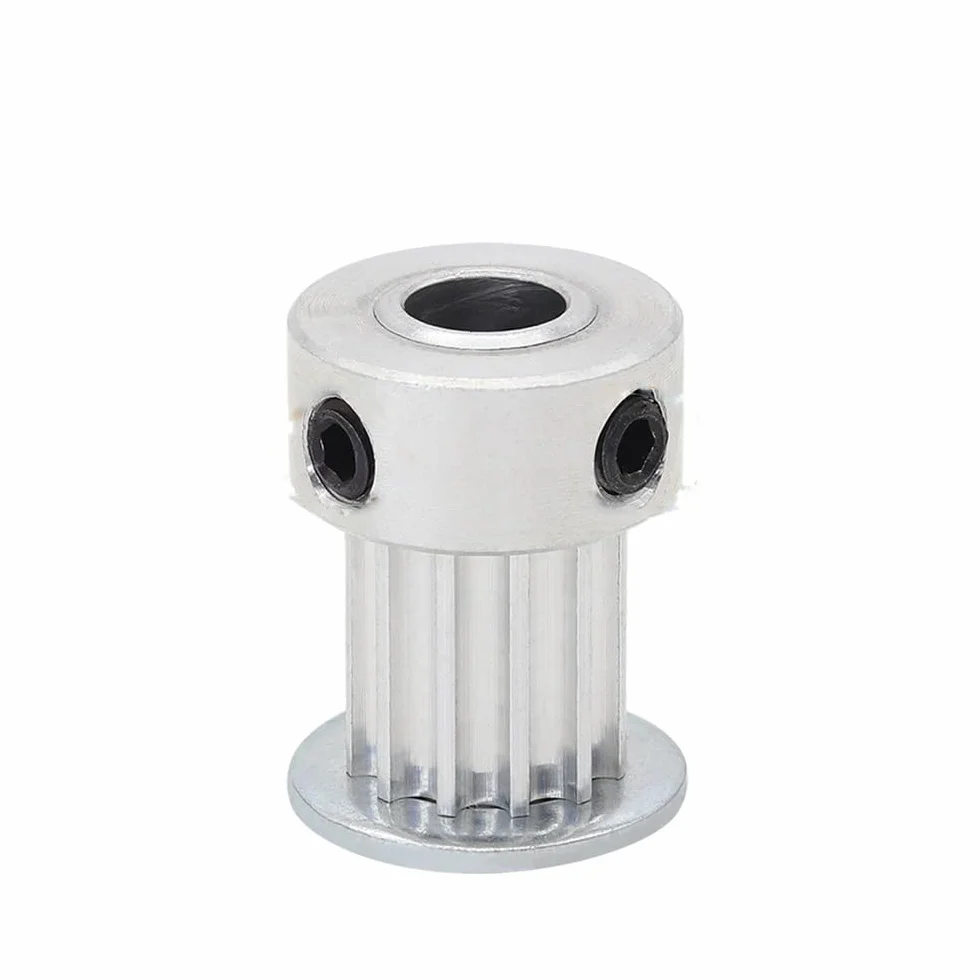 Koło pasowe K Kształt 3M-16T Otwór wewnętrzny 4-8 mm Szerokość rowka 11 mm Aluminiowe 10 mm