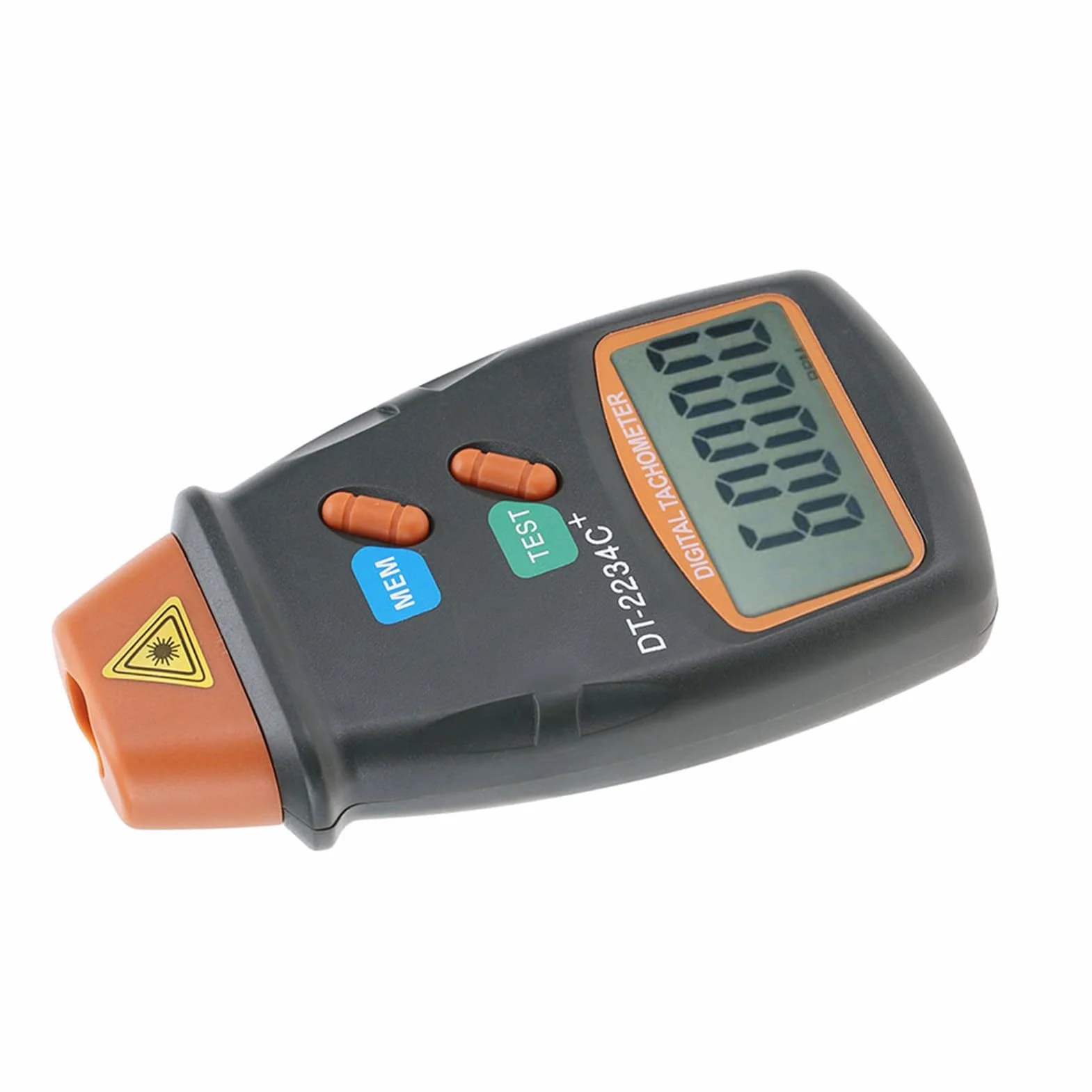 DT-2234C LCD Cyfrowy Mini RPM Tester Miernik Laserowy Obrotomierz Fotograficzny Bezdotykowy Fotoelektryczny Obrotomierz RPM Tester dla Silnika i Przemysłu