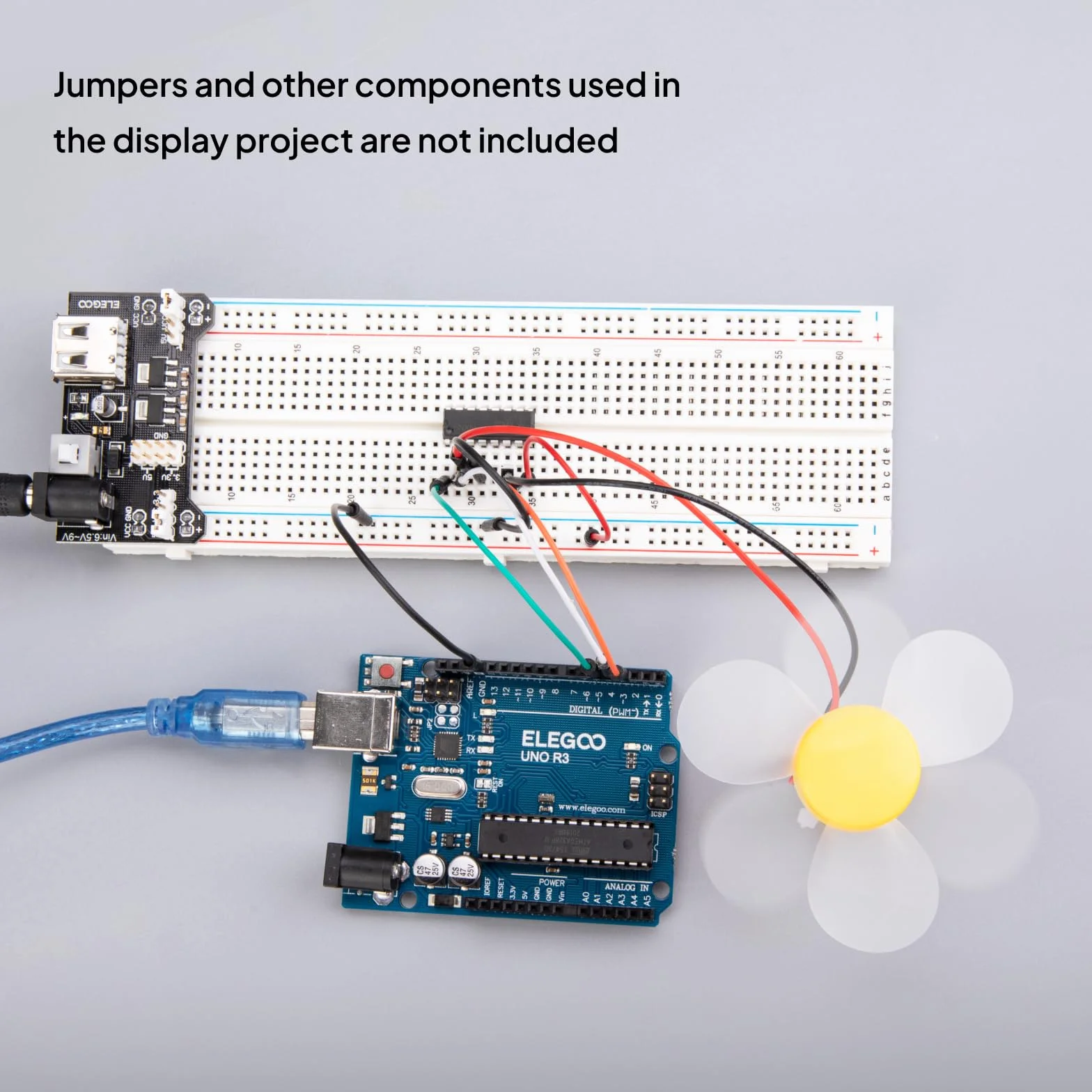ELEGOO Zestaw 2 płyt prototypowych 830 i 400 pinów, płyta PCB do lutowania bezlutowego, zestaw do eksperymentów z elektroniką, 4 szyny zasilania dla kabli Arduino Jumper