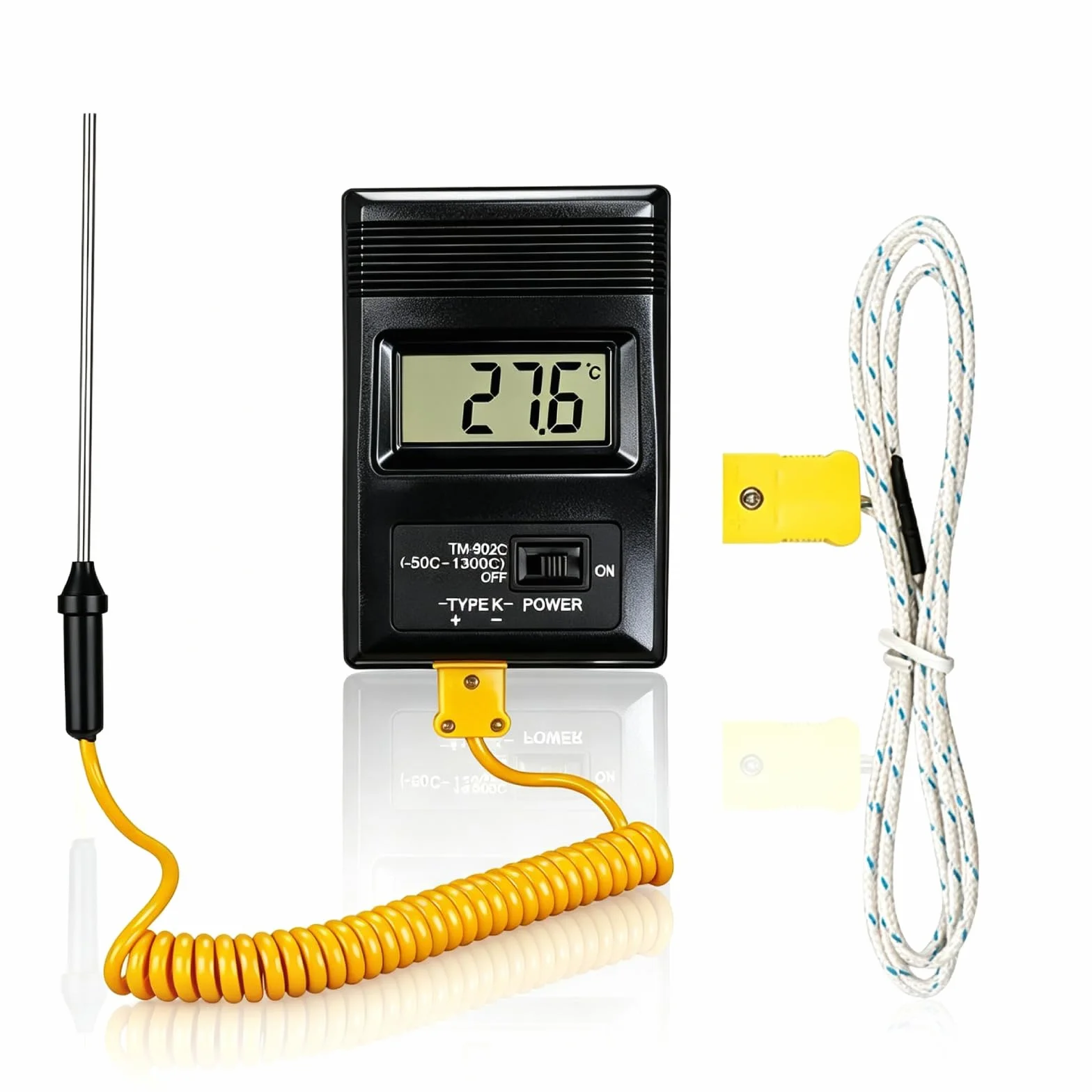 Termometr cyfrowy TM902C -50~+300°C czujnik LCD sonda temperatury przemysłowa