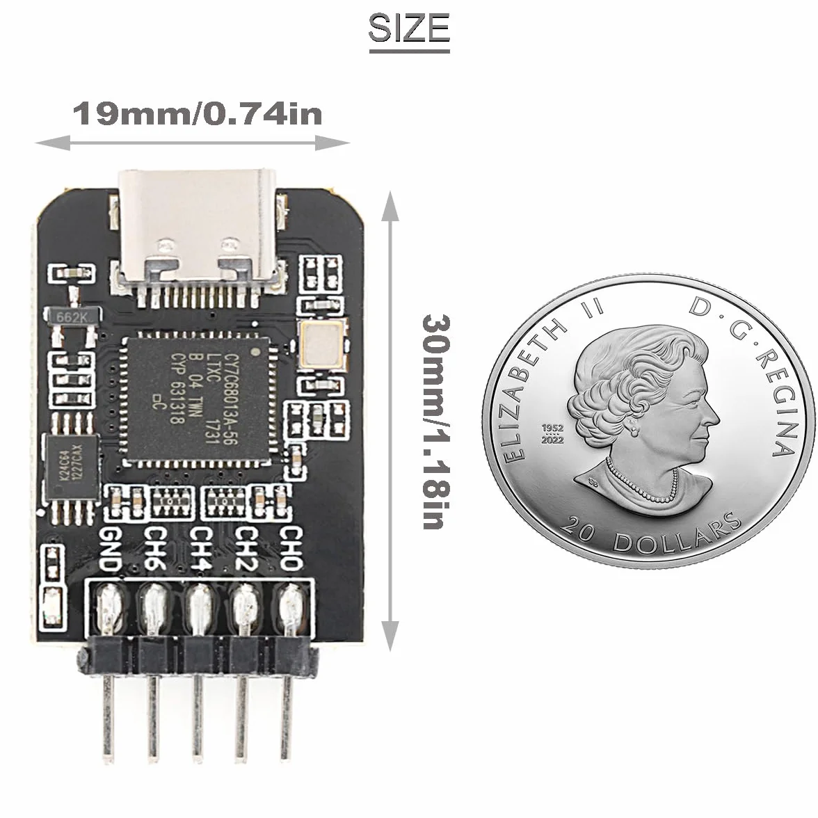 Logic Analyzer 8 CH 24 MHz interfejs typu C ARM-FPGA mikrokontroler analiza protokołów