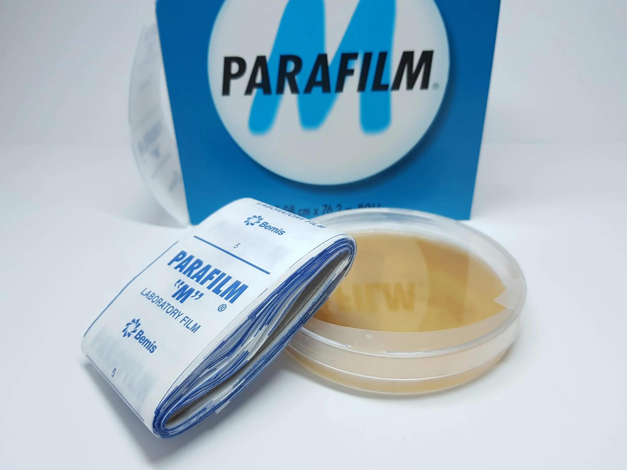 Parafilm - 5 metrów x 5 cm – taśma zamykająca do mikologii, modelarstwa i mikrobiologii – idealnie nadaje się do szalek Petriego i butelek
