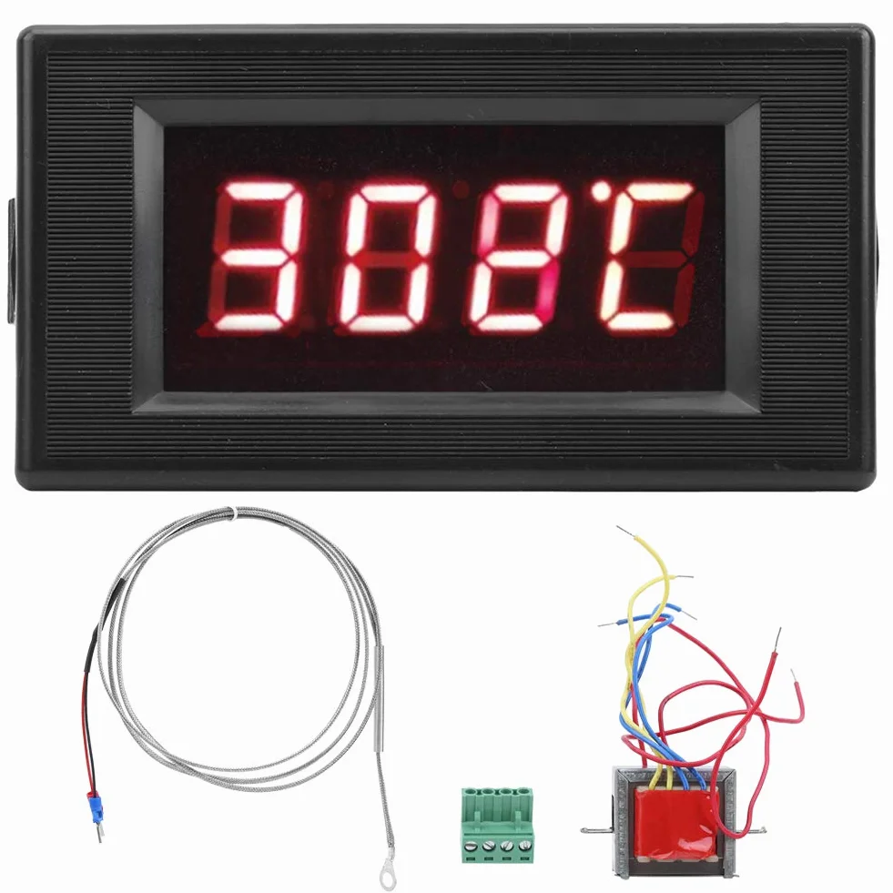 Przemysłowy cyfrowy termometr termoelementowy, dokładność wyświetlania, typ K, tester temperatury elementu termicznego 220 V DYG-5135