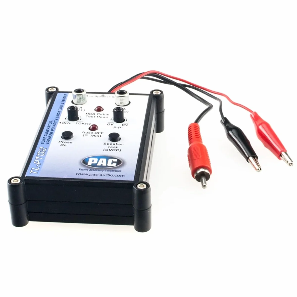 PAC TL-PTG2 generator tonów i tester polaryzacji głośników z testerem kabli RCA
