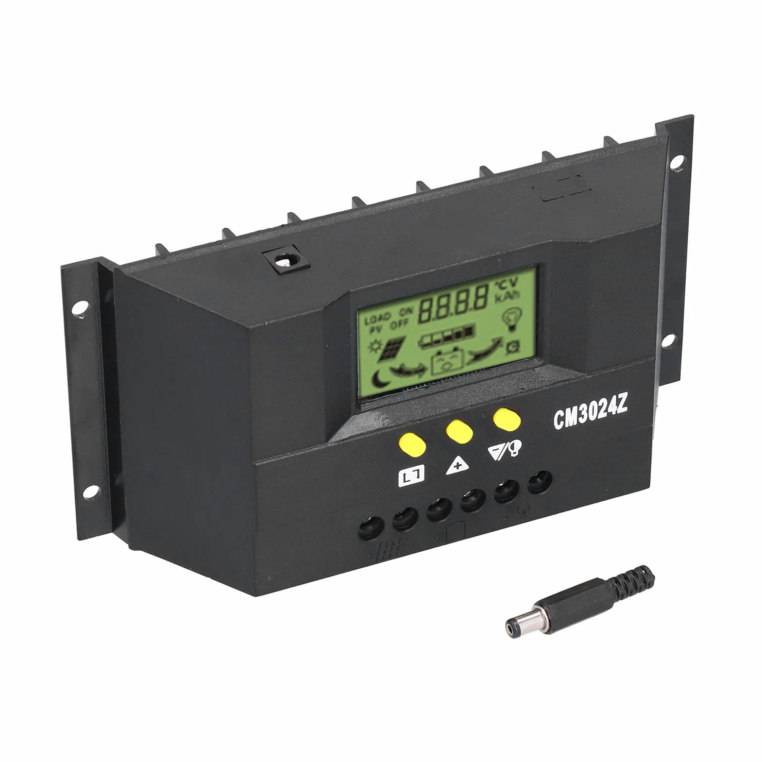 Regulator Ładowania Słonecznego PWM 30A 12V/24V z Ekranem LCD Automatyczna Identyfikacja Napięcia
