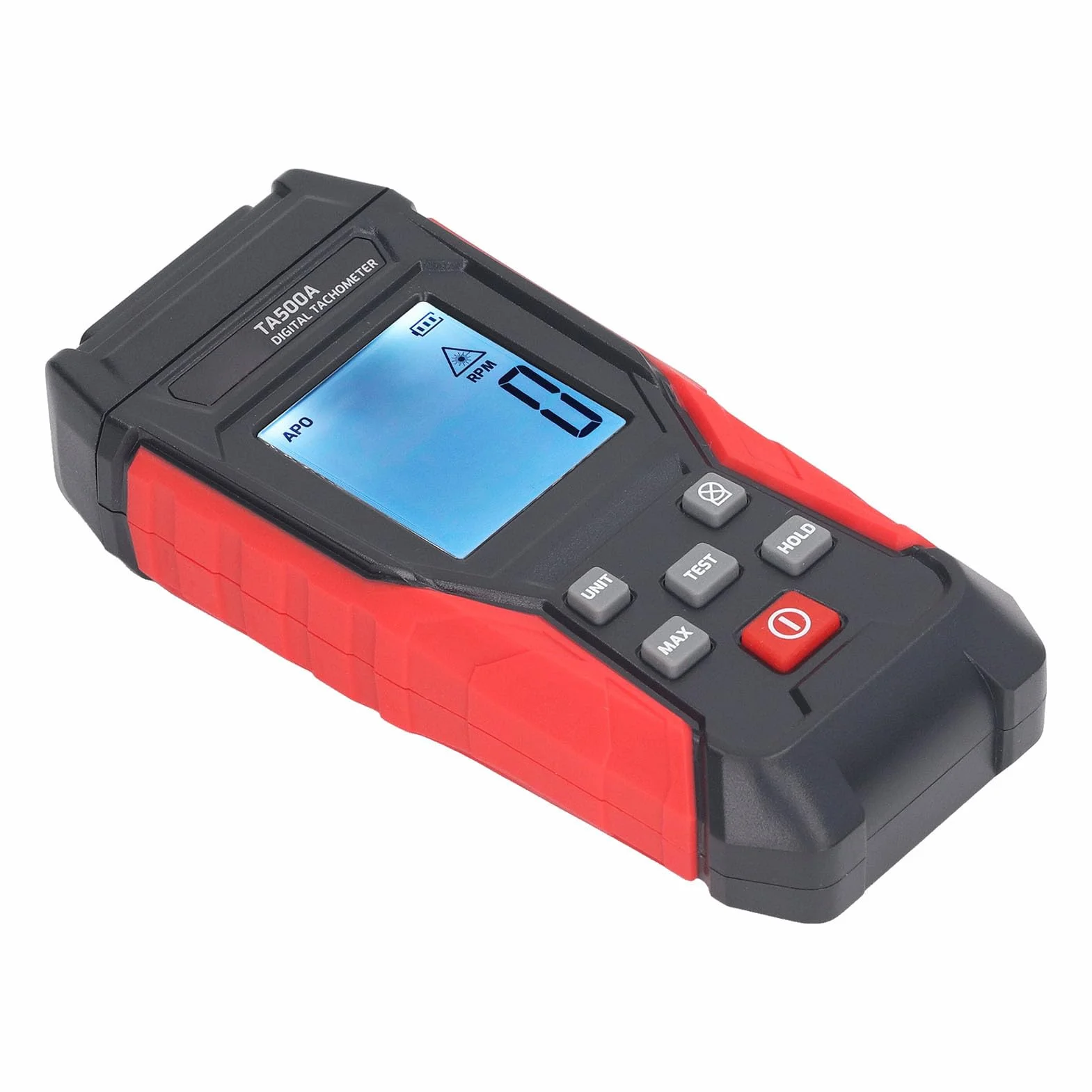 Obrotomierz RPM, Obrotomierz Cyfrowy, Bezkontaktowy Przenośny Miernik RPM, Zawór z blokadą, Pomiar 3-100000RPM, Czujnik Półprzewodnikowy, Łatwe, Tachometry